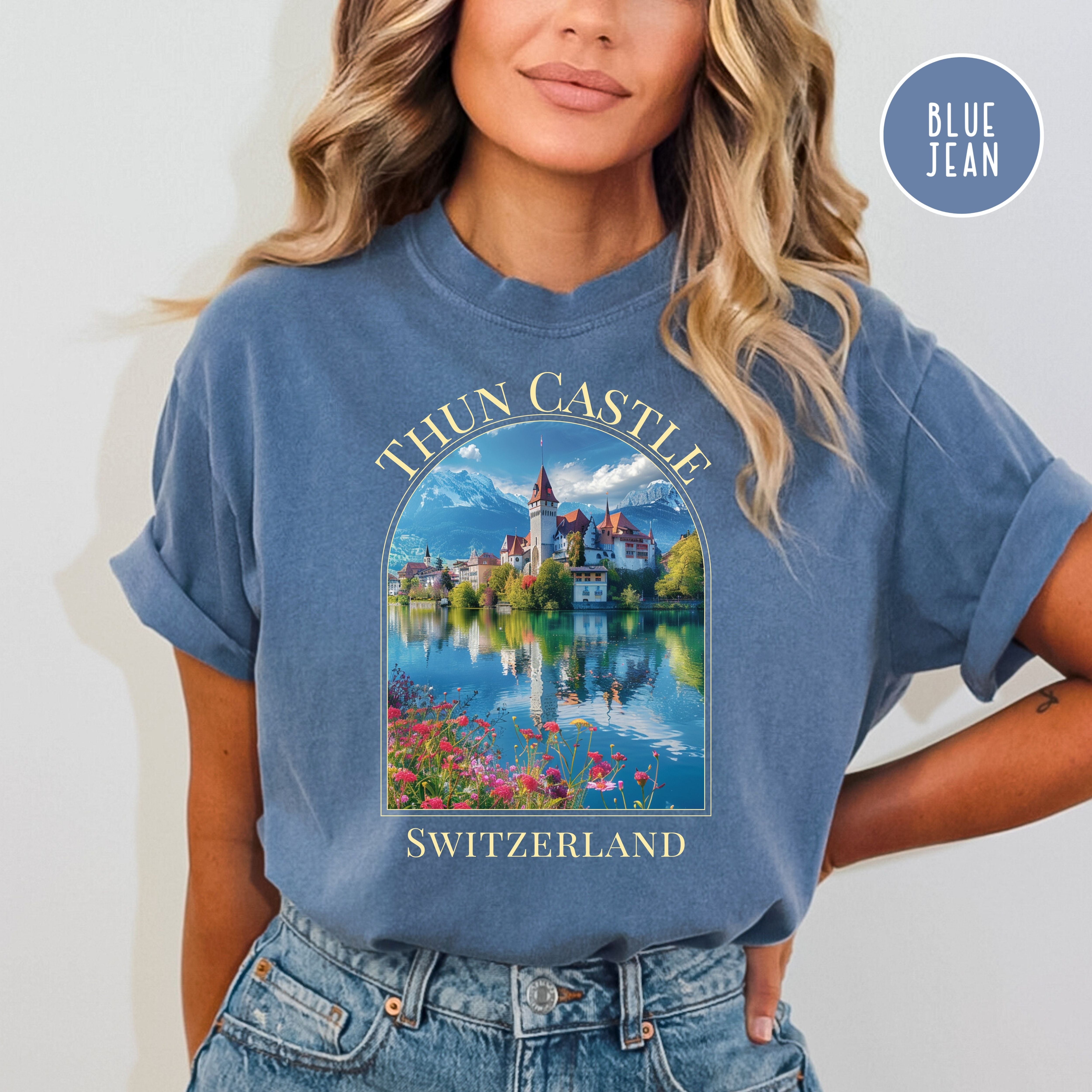 Thun Castle Switzerland Comfort Colors® Tee