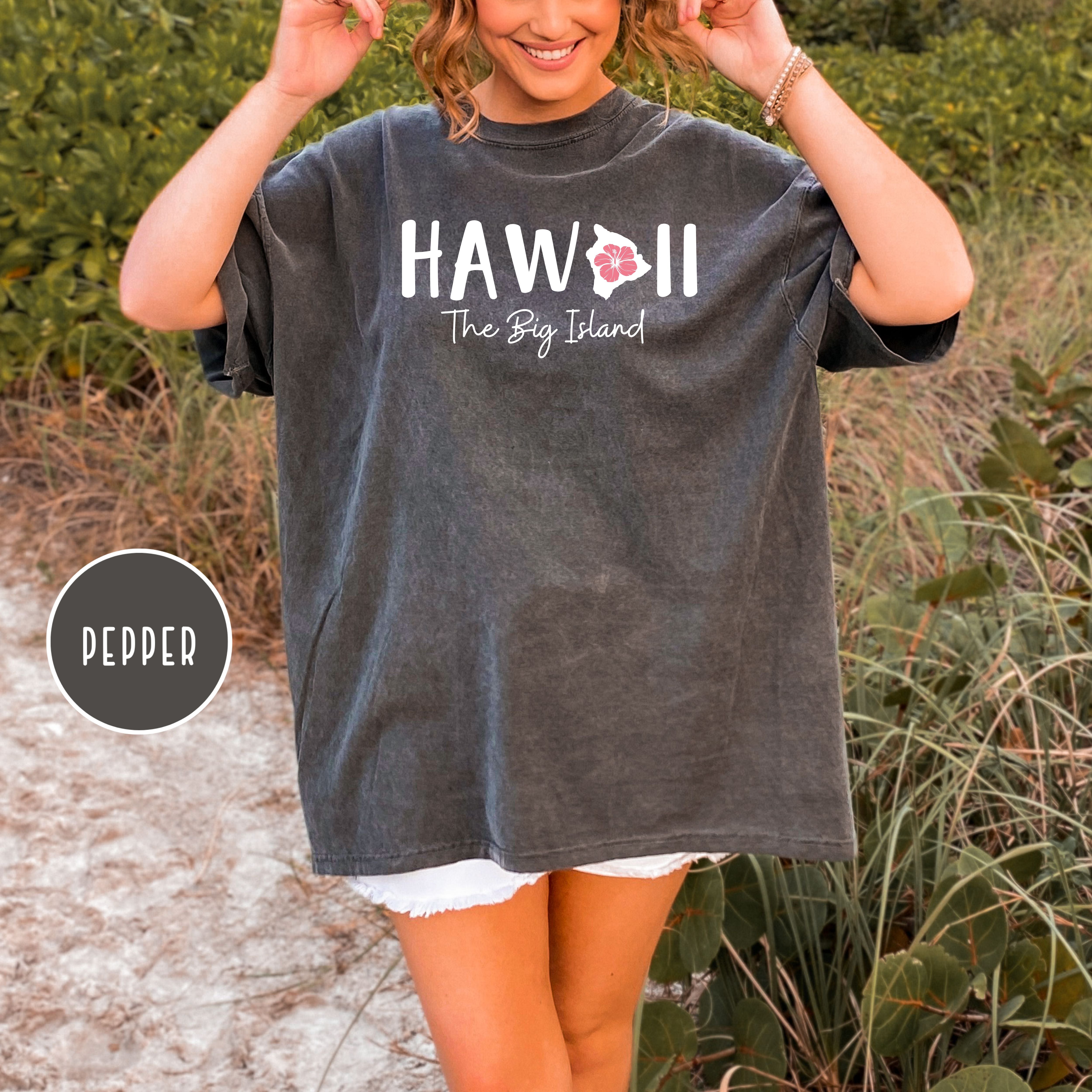 Hawaii The Big Island Comfort Colors Tee Shirt
