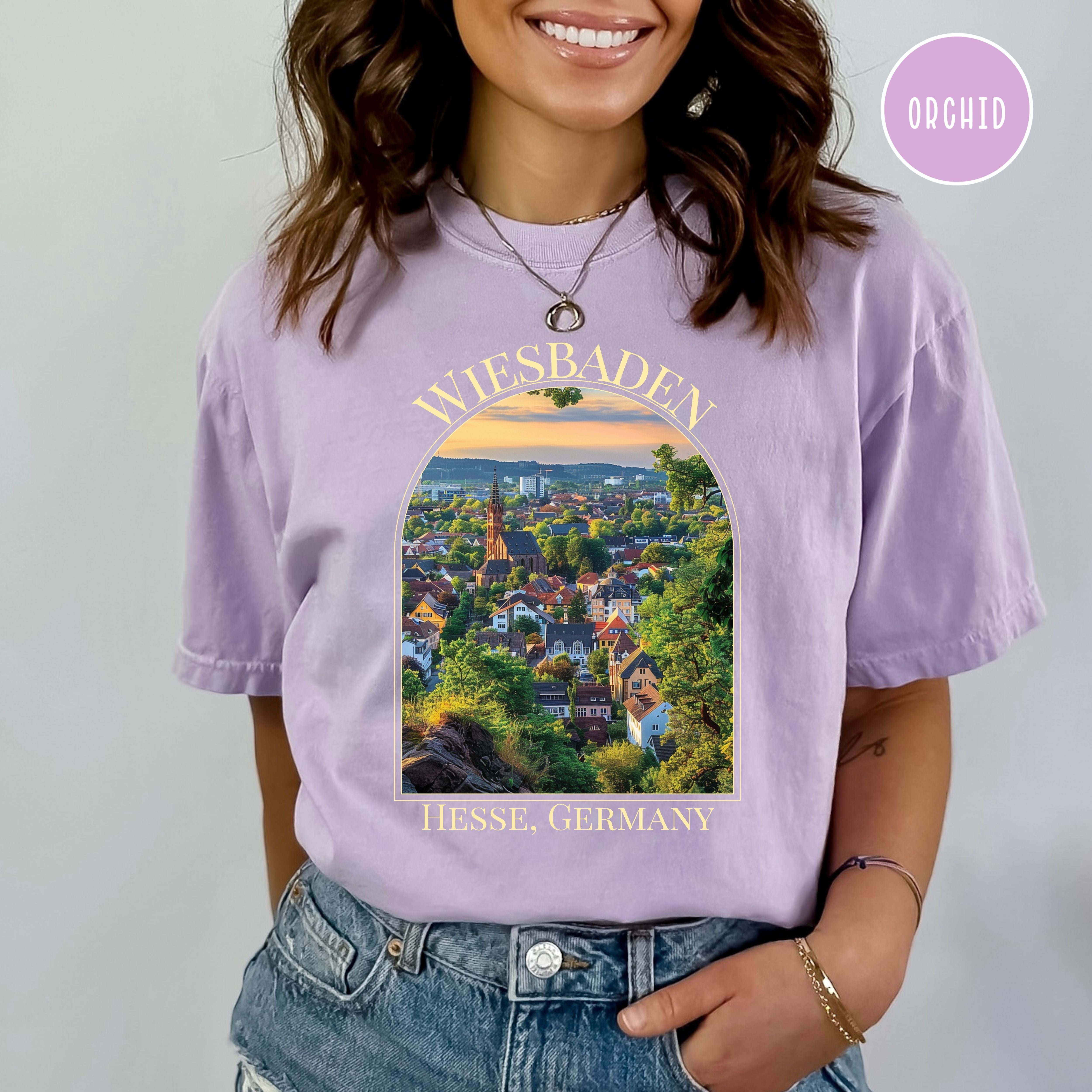 Wiesbaden Hesse Germany at Sunset Comfort Colors® Tee