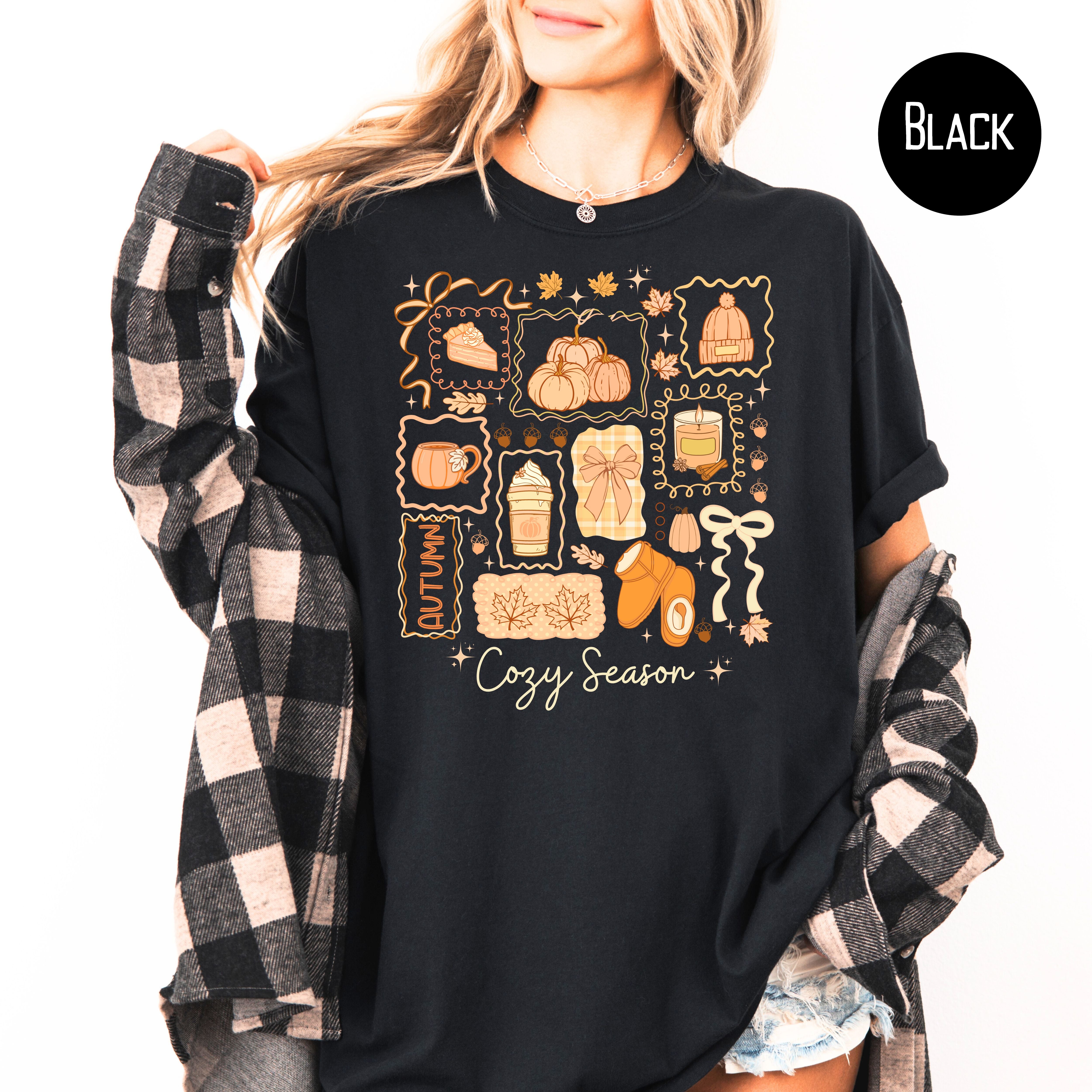Cozy Season Autumn Comfort Colors Fall Shirt
