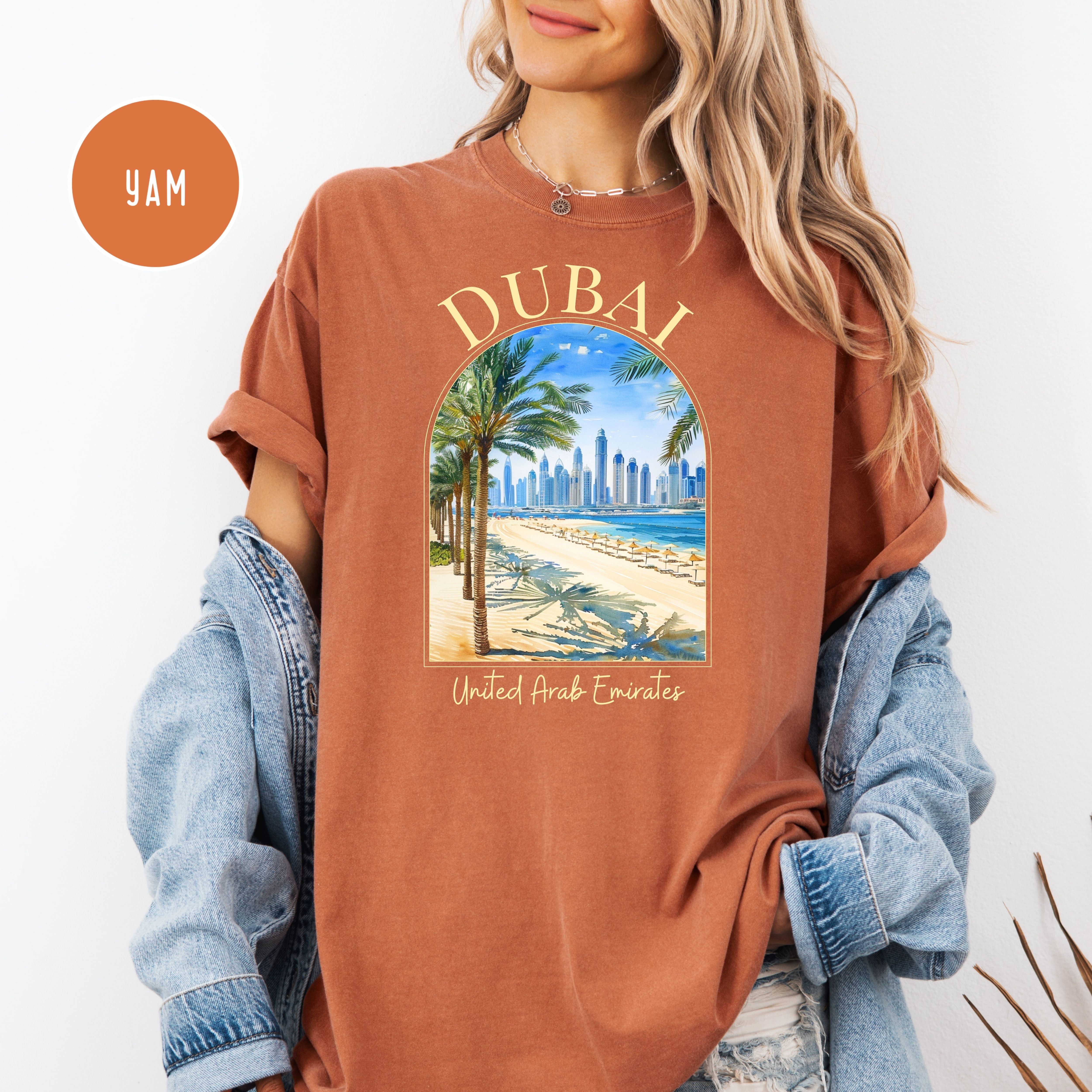 Dubai Comfort Colors Vacation Gift Tee Shirt