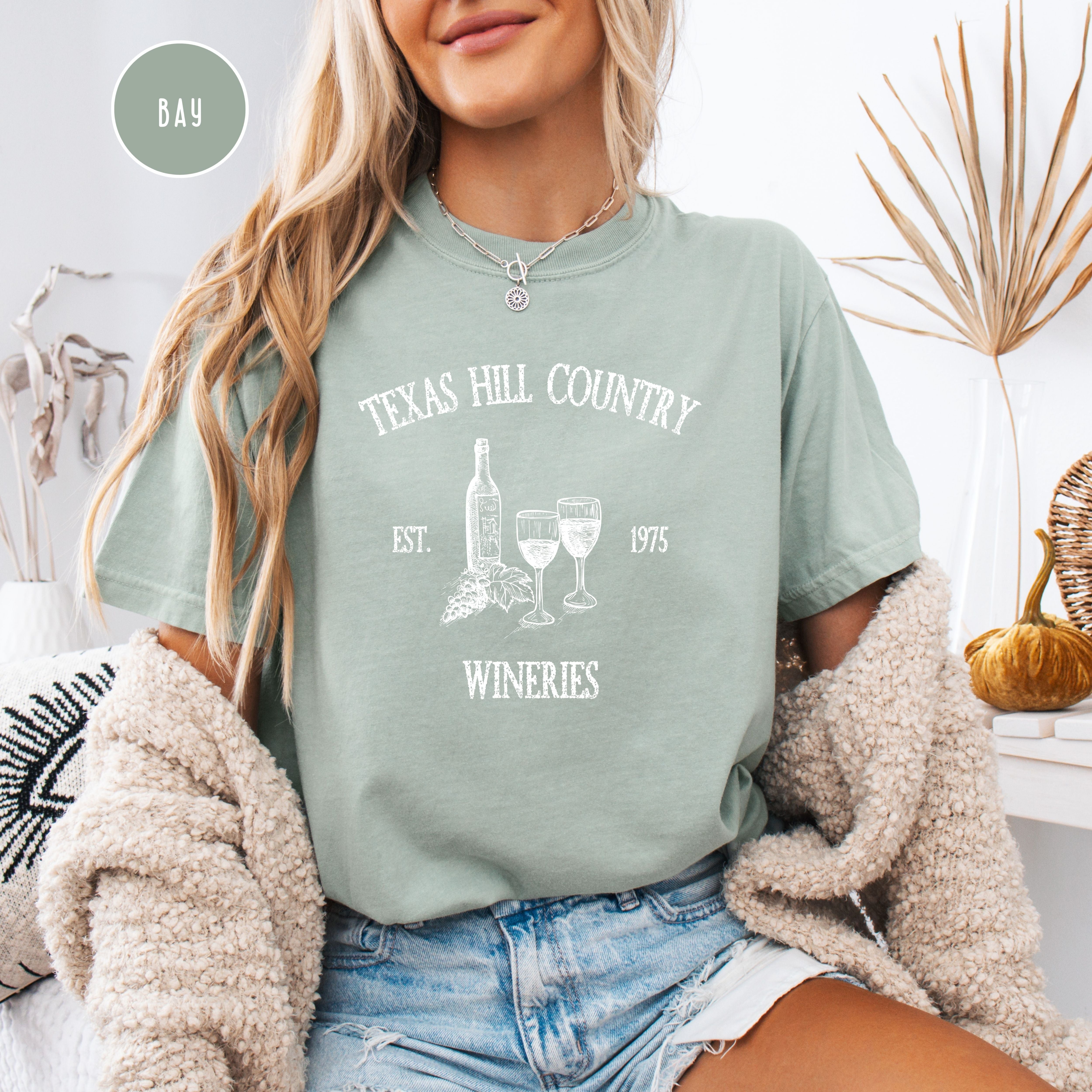 Texas Hill Country Wineries Comfort Colors® Tee
