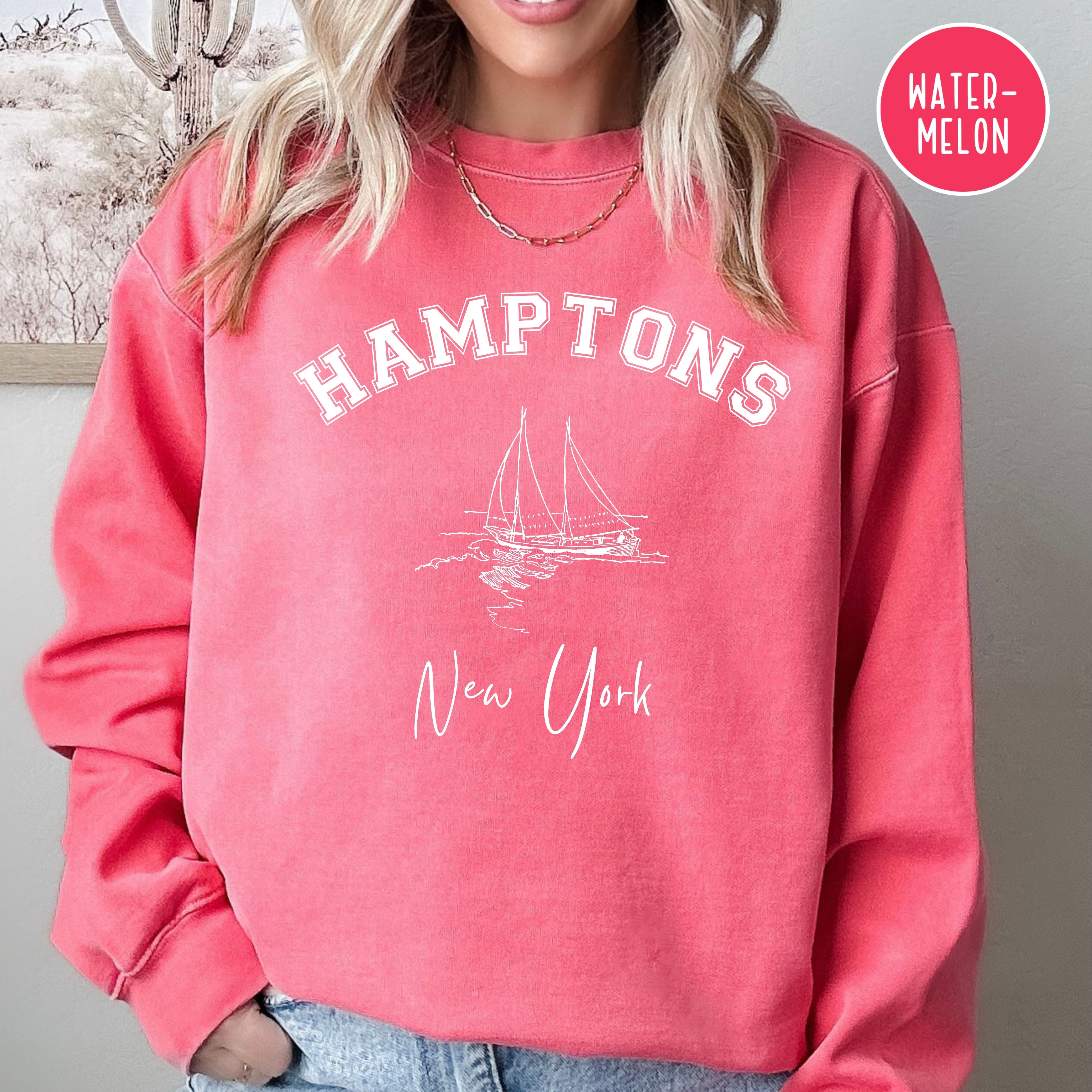 Hamptons Comfort Colors Crewneck Sweatshirt