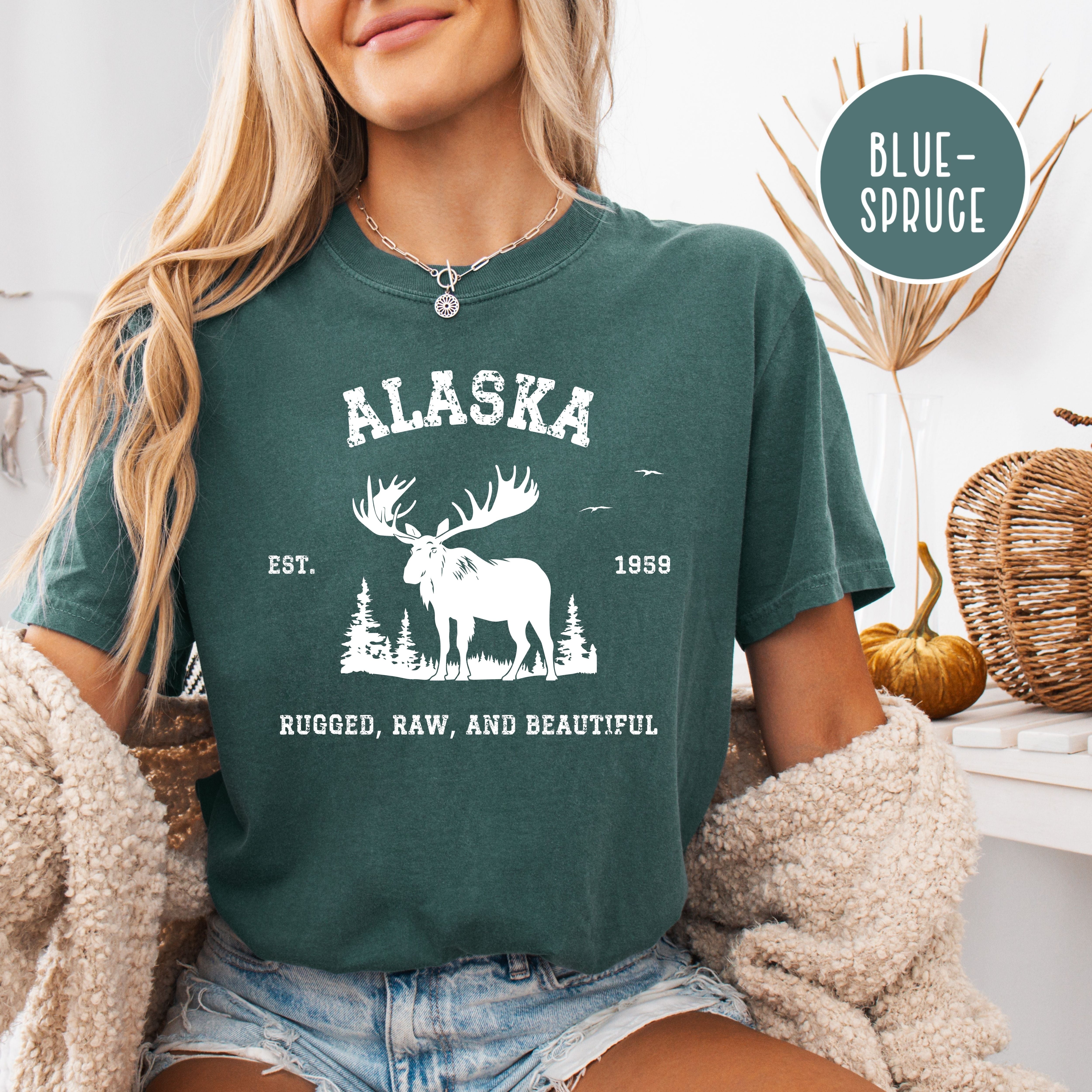 Alaska Rugged, Raw and Beautiful Comfort Colors® Alaska Tee Shirt