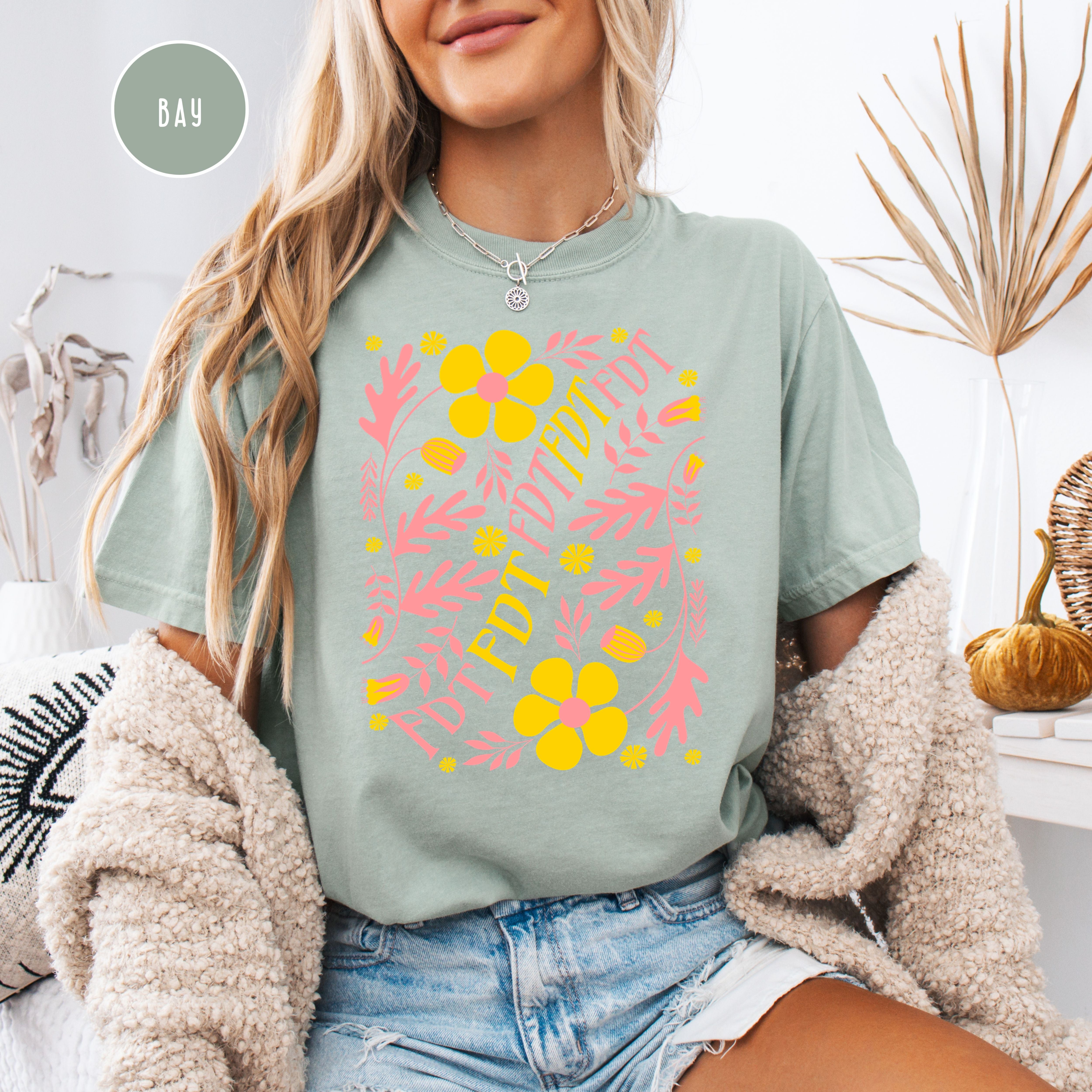 Subtle FDT Floral Design Comfort Colors® Tee