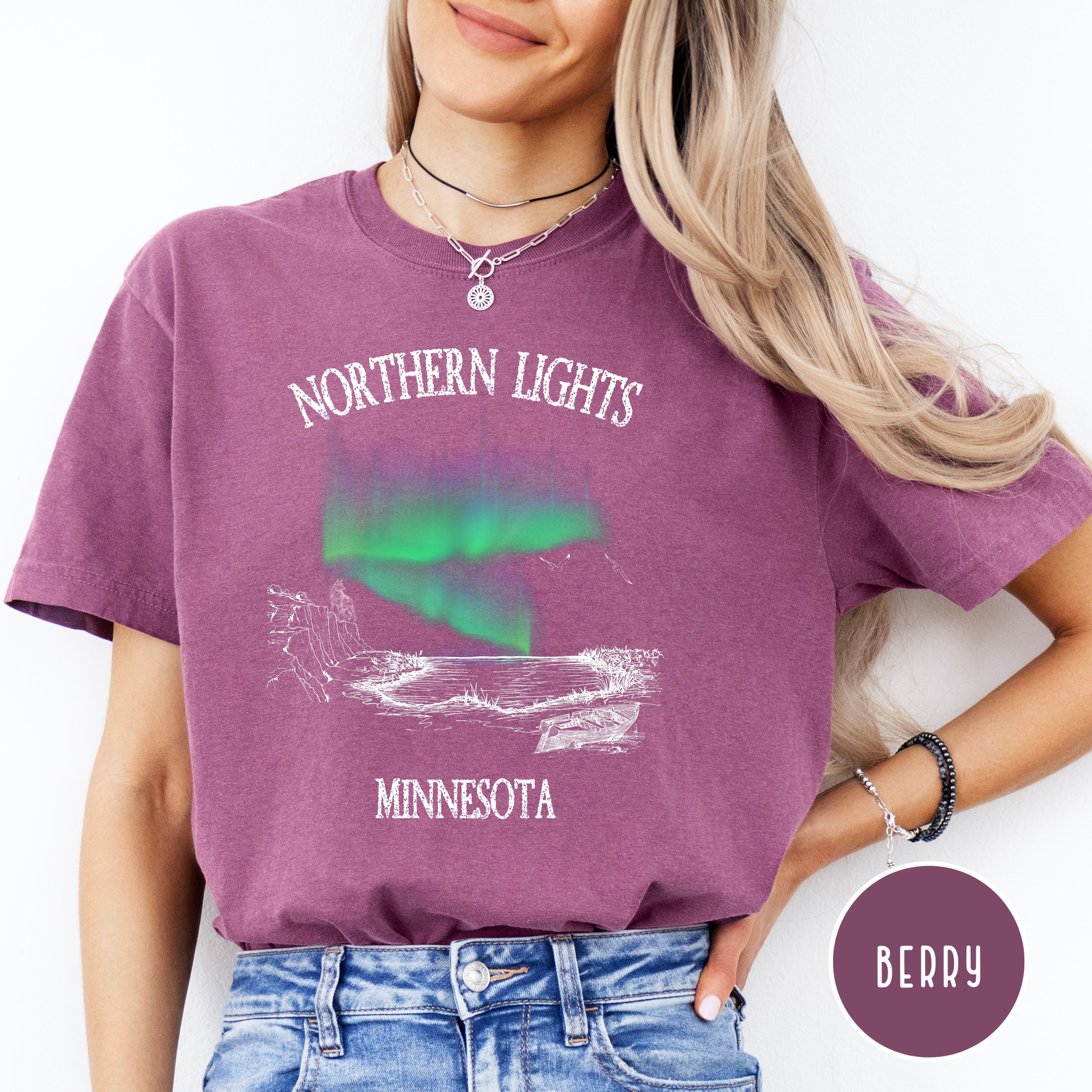 Northern Lights Over Minnesota Comfort Colors® Tee