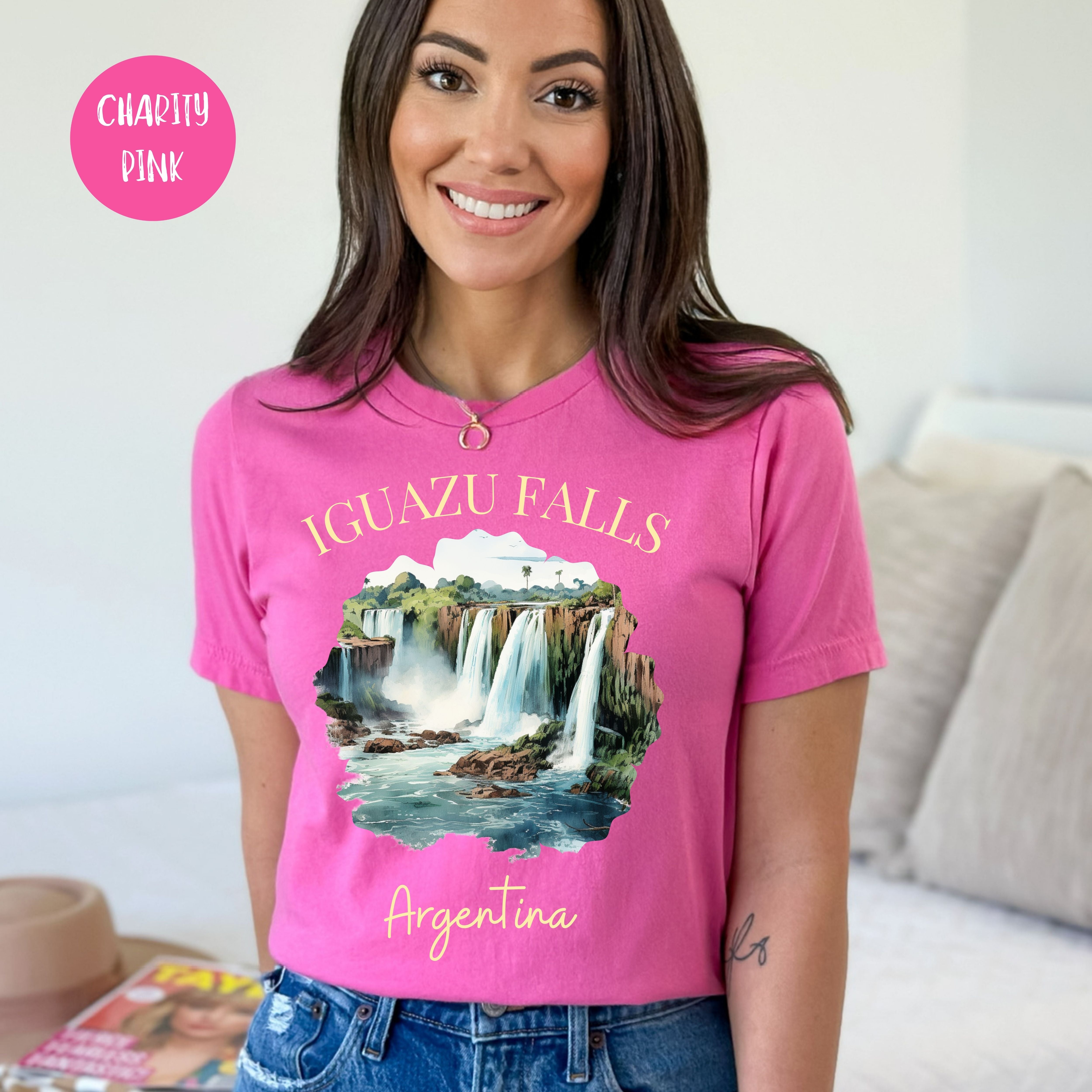 Iguazu Falls Argentina Bella Canvas Tee