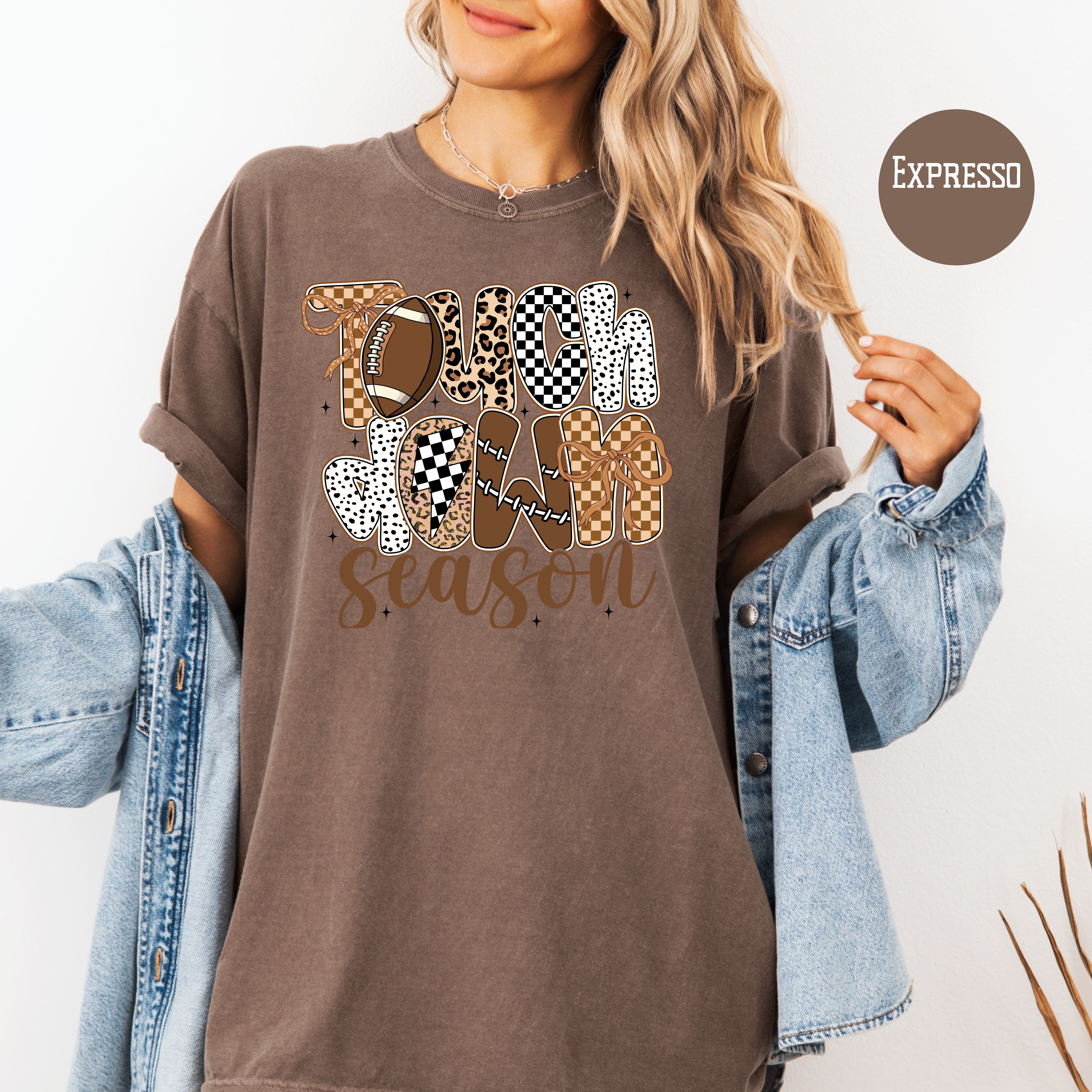 Touch Down Comfort Colors Game Day Shirts