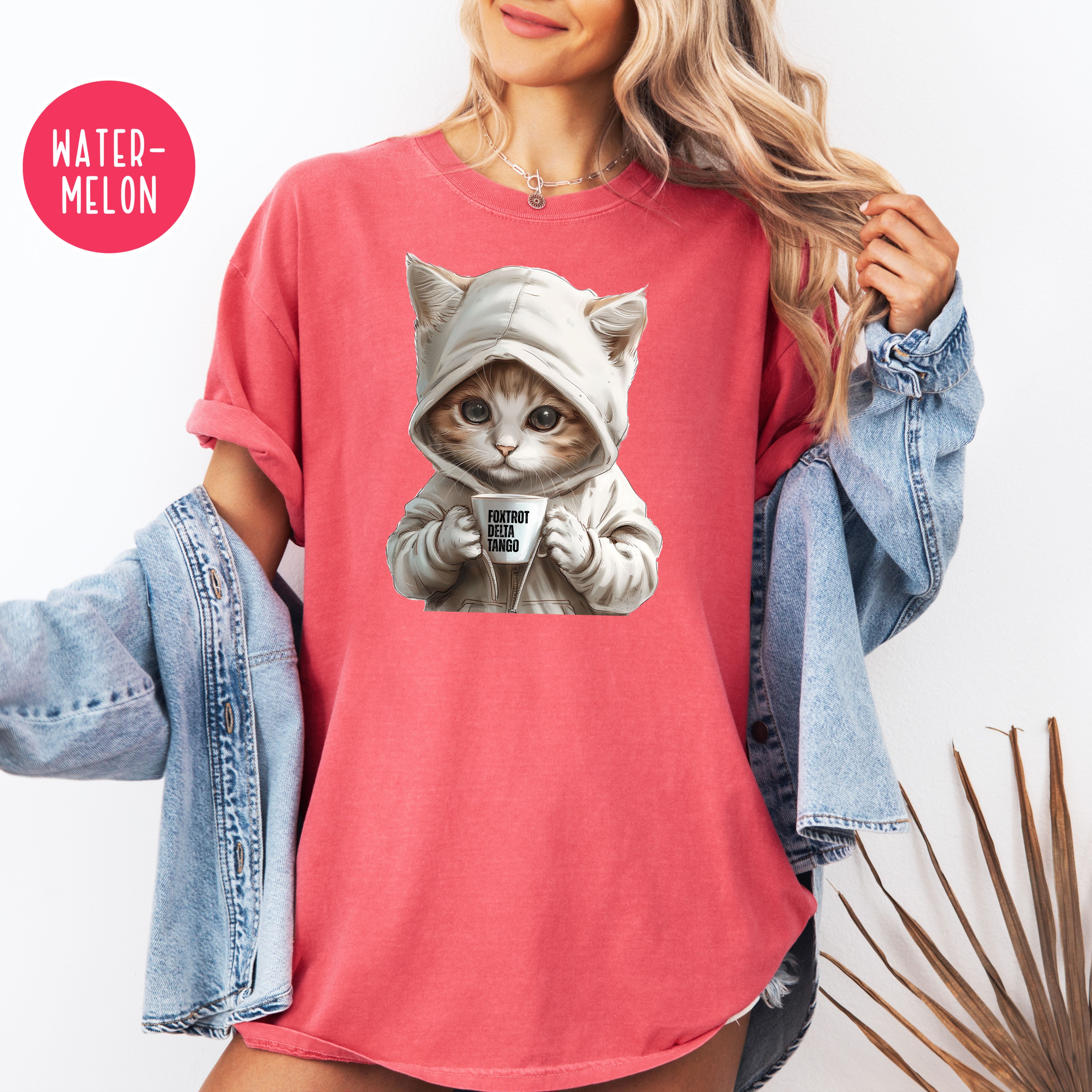 Anti-Trump Cat Lover Comfort Colors Foxtrot Delta Tango Political Protest Tee