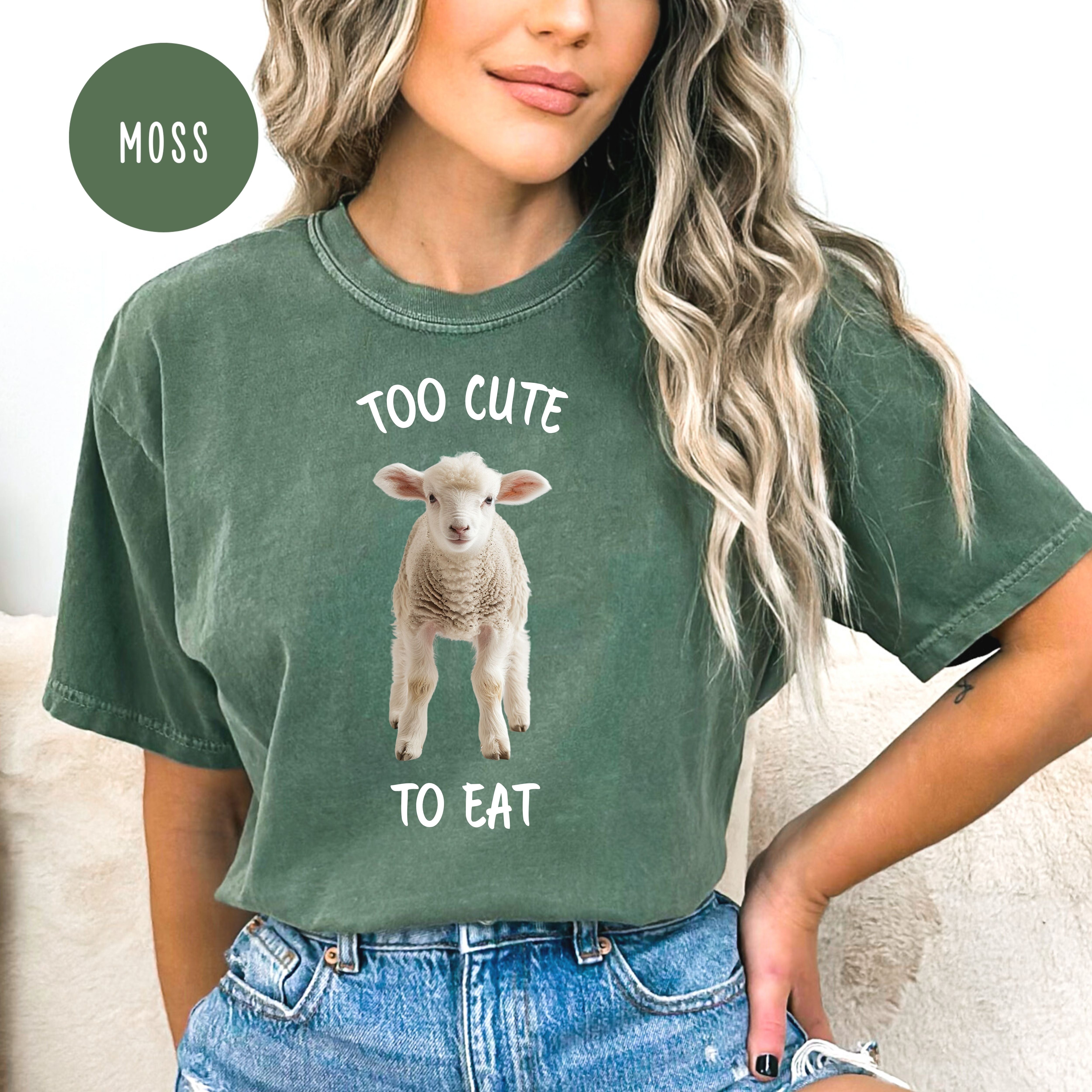 Too Cute To Eat Animal Rights Activist Comfort Colors® Tee