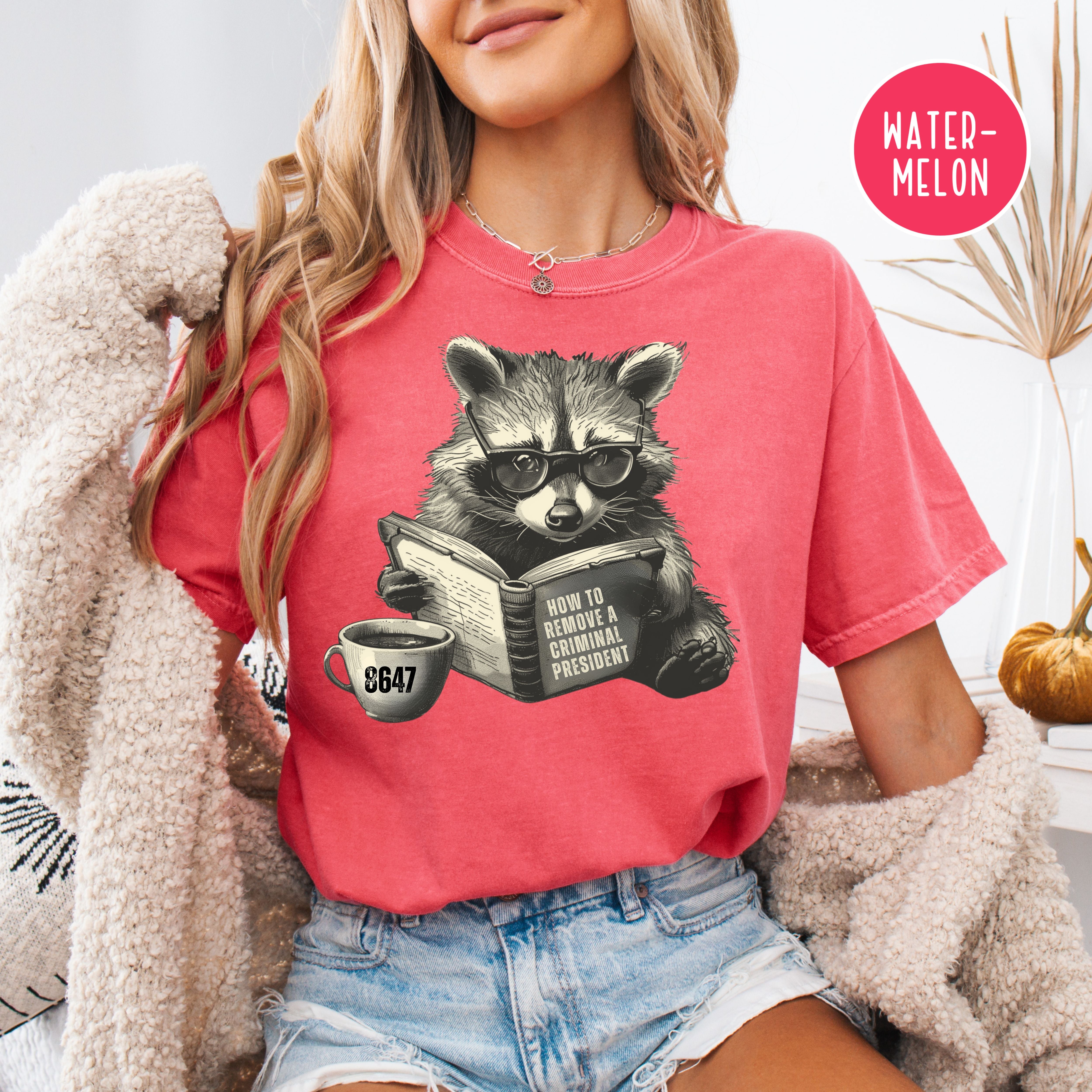 Subtle Fuck Trump 8647 Comfort Colors Anti-Trump Tee
