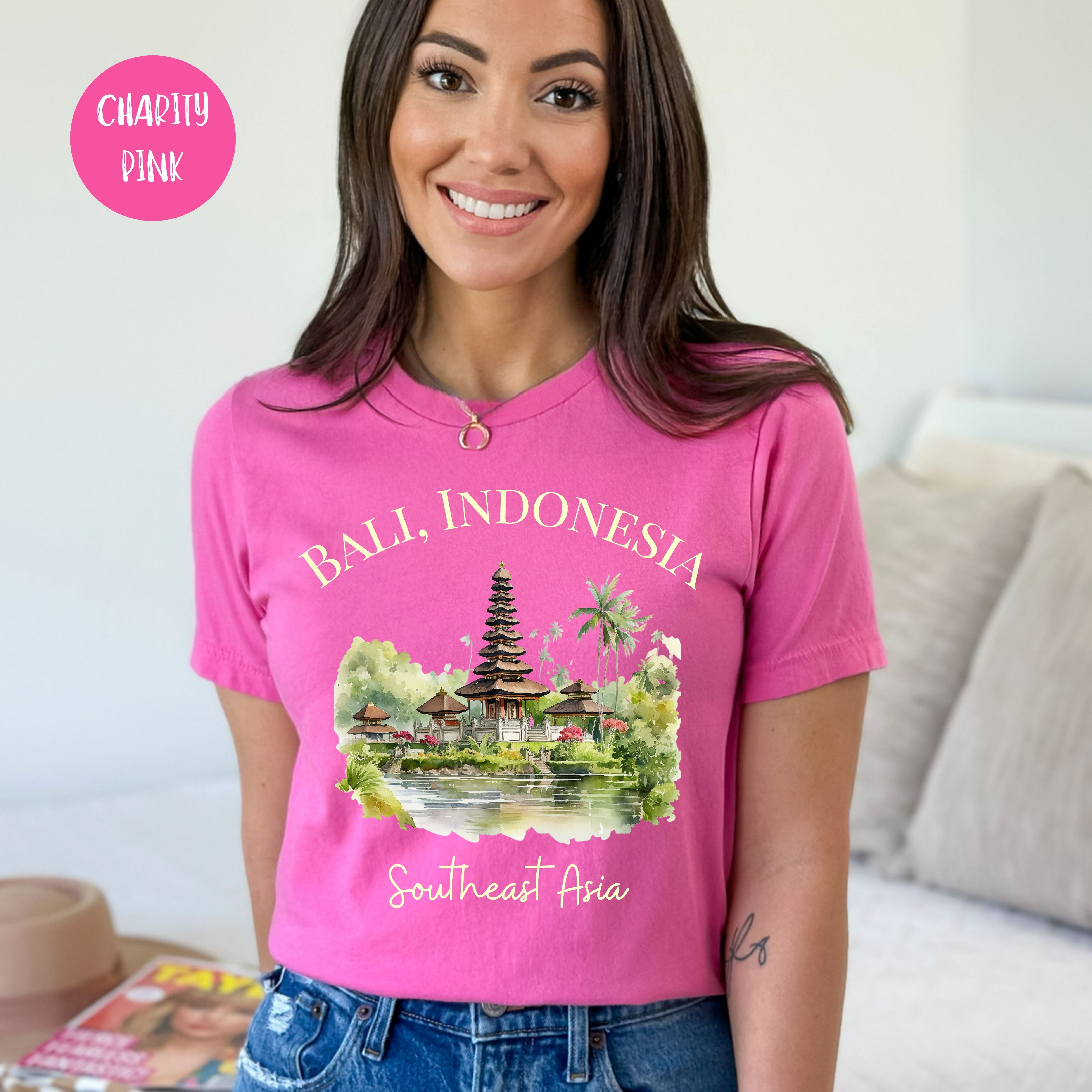 Bali Indonesia Bella Canvas Tee