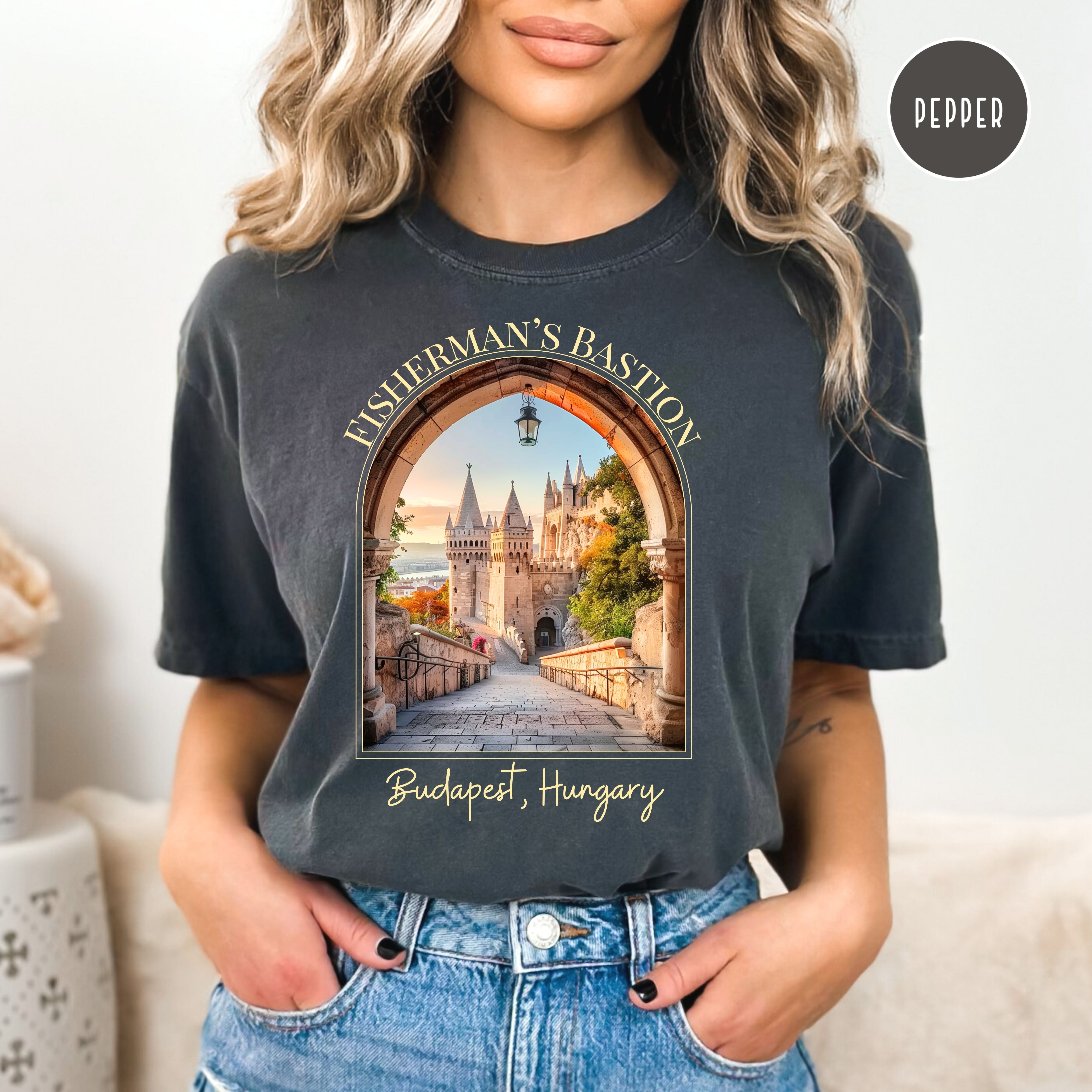Fisherman's Bastion Budapest Hungary Comfort Colors® Tee