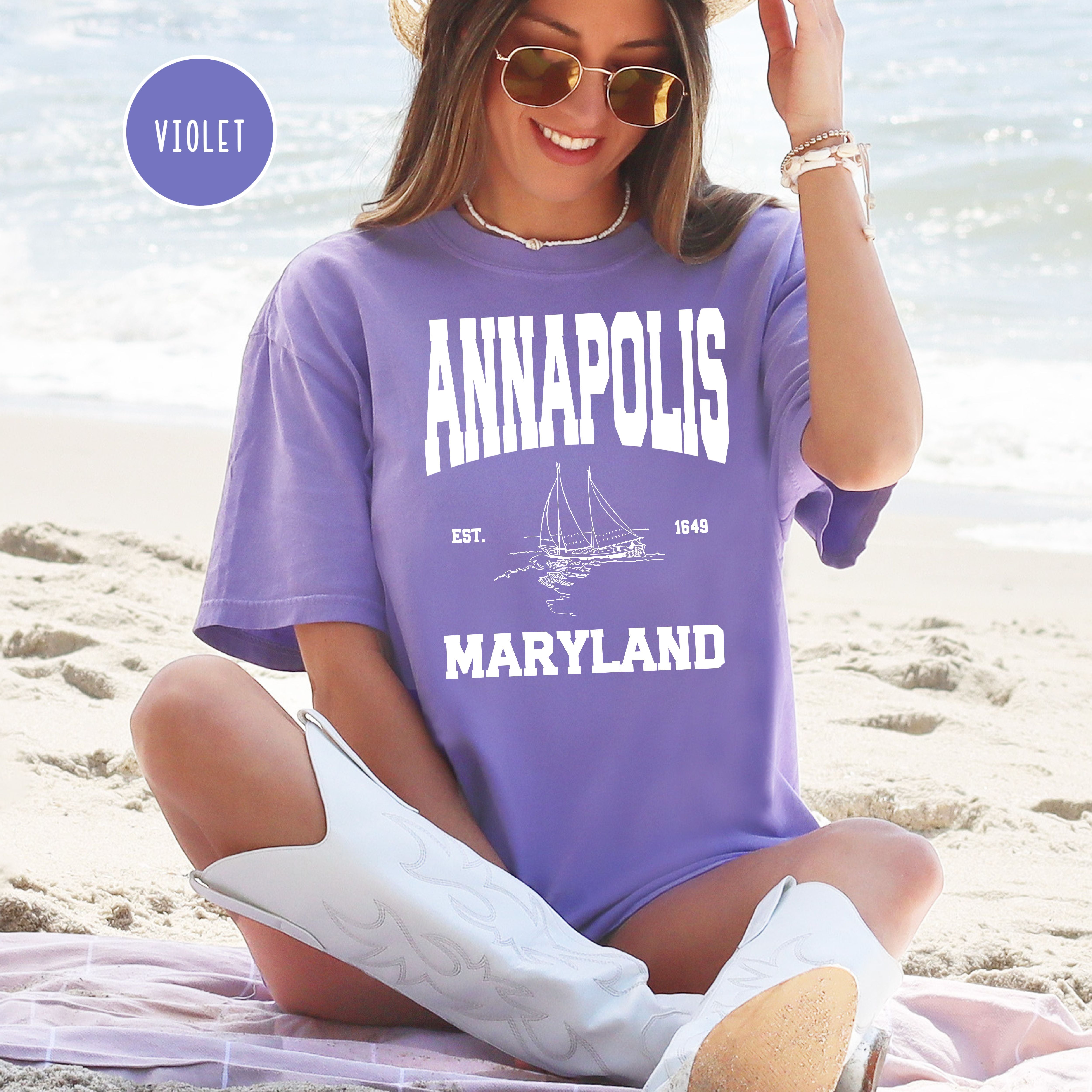 Annapolis Maryland Comfort Colors® Tee