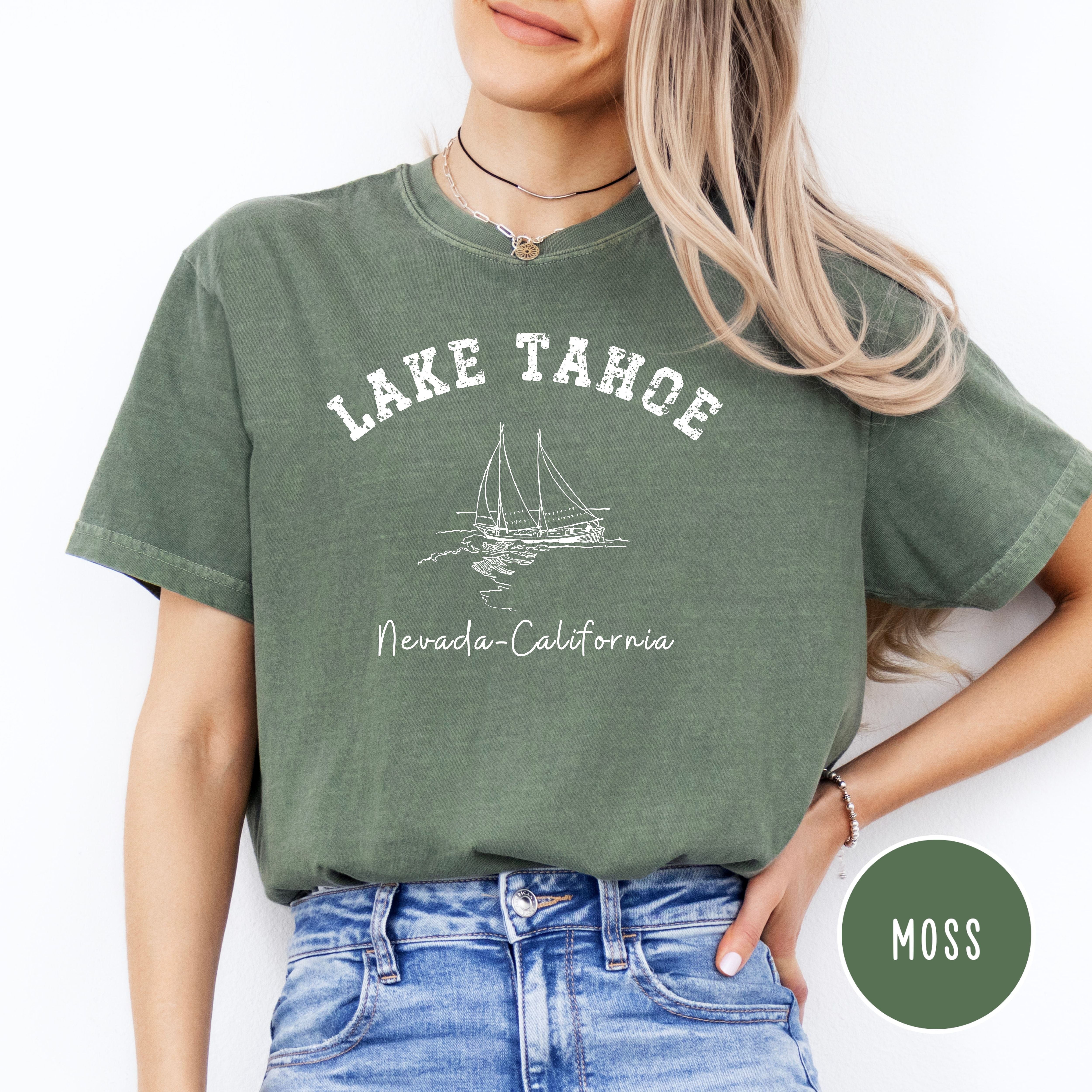 Lake Tahoe Grunge Style Comfort Colors® Tee