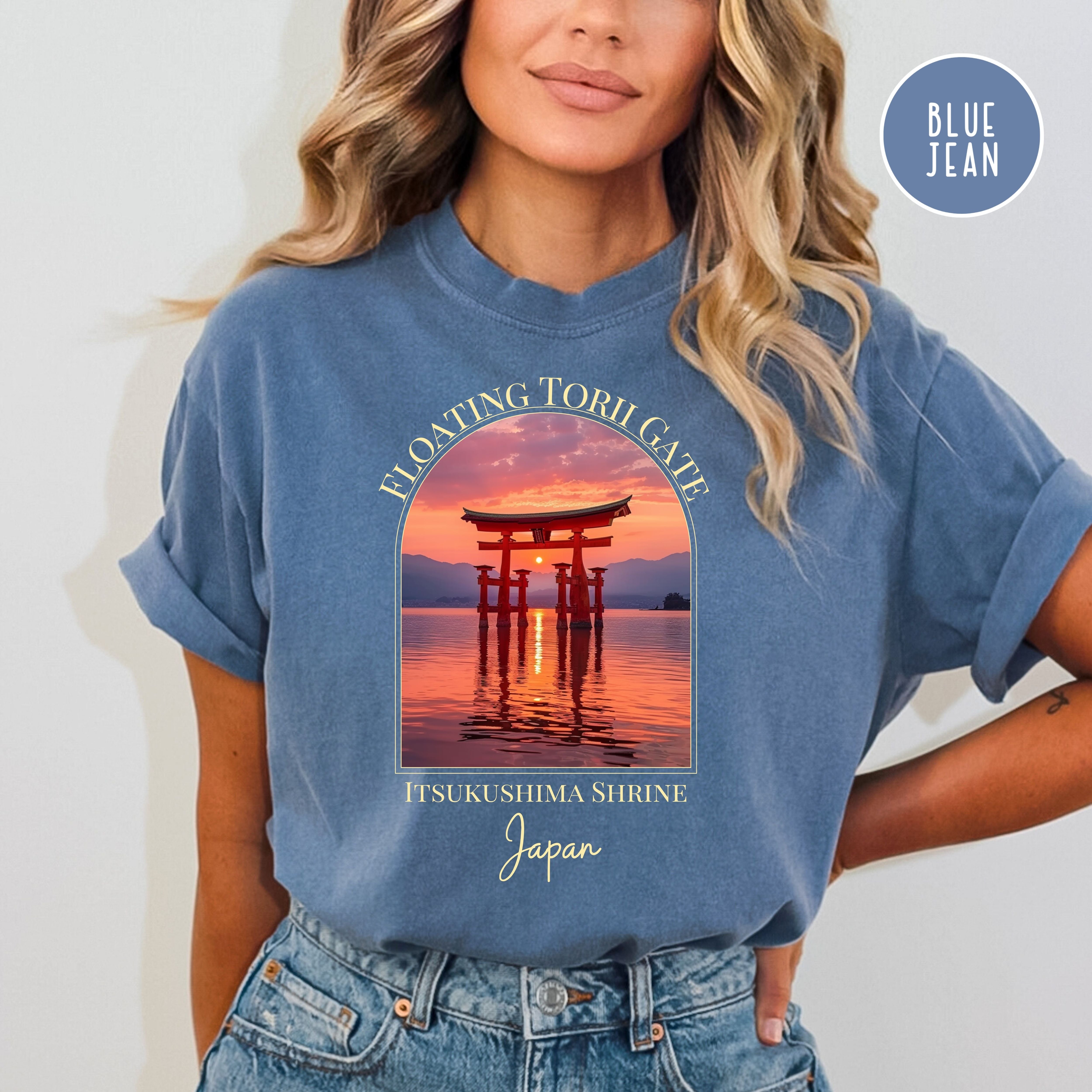 Floating Torii Gate Miyajima Shrine Comfort Colors® Tee
