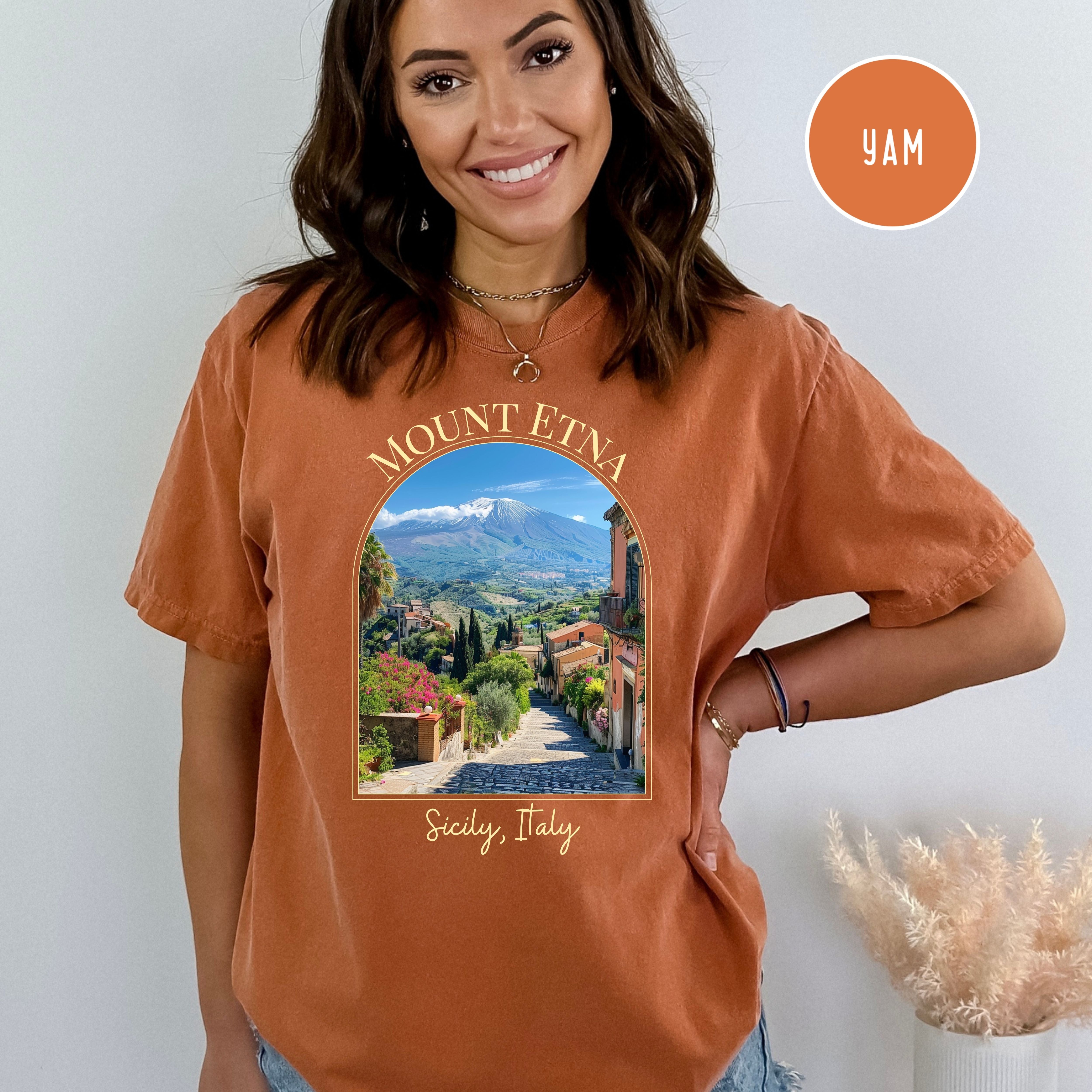 Mount Etna Sicily Italy Comfort Colors® Tee