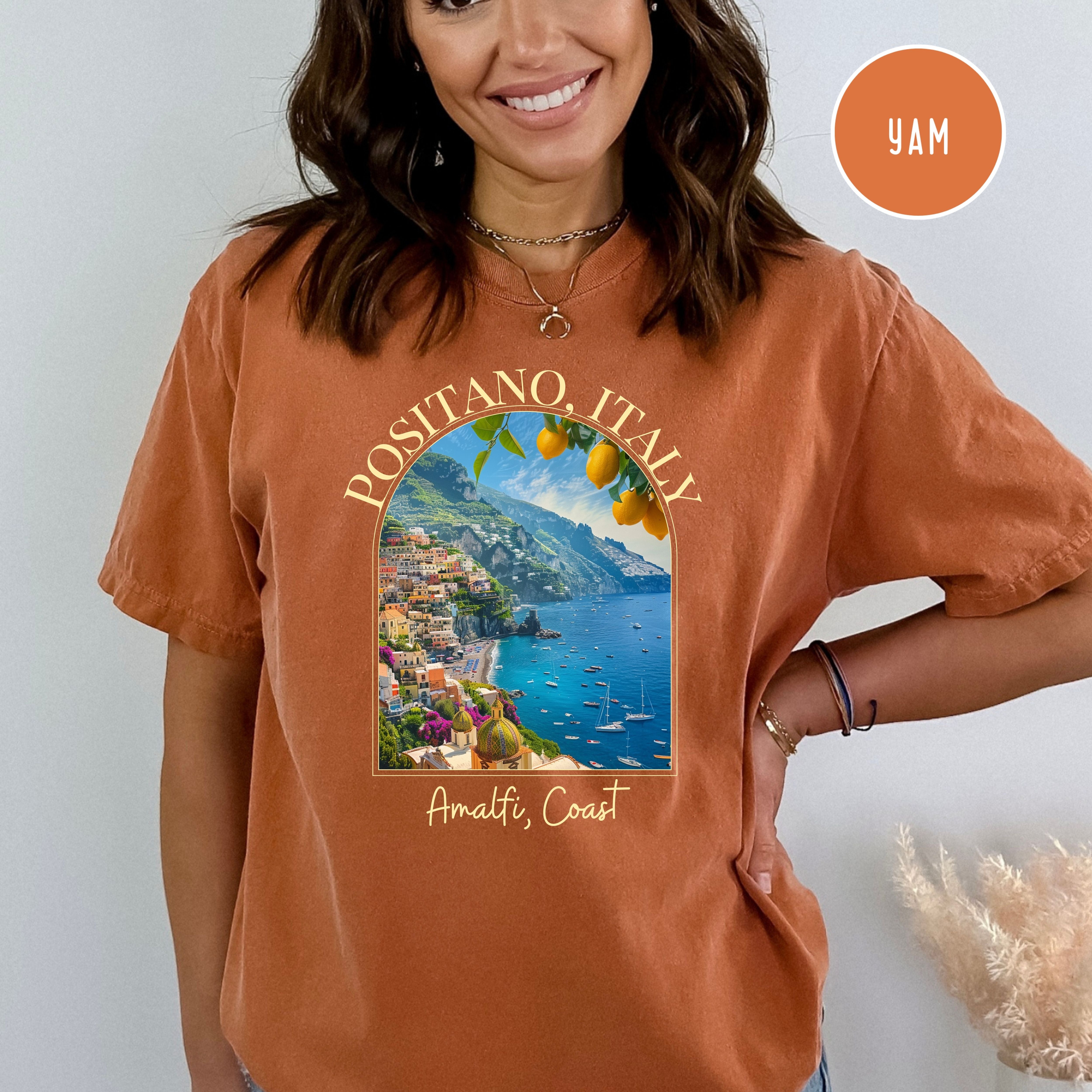 Positano Italy Amalfi Coast Comfort Colors® Tee