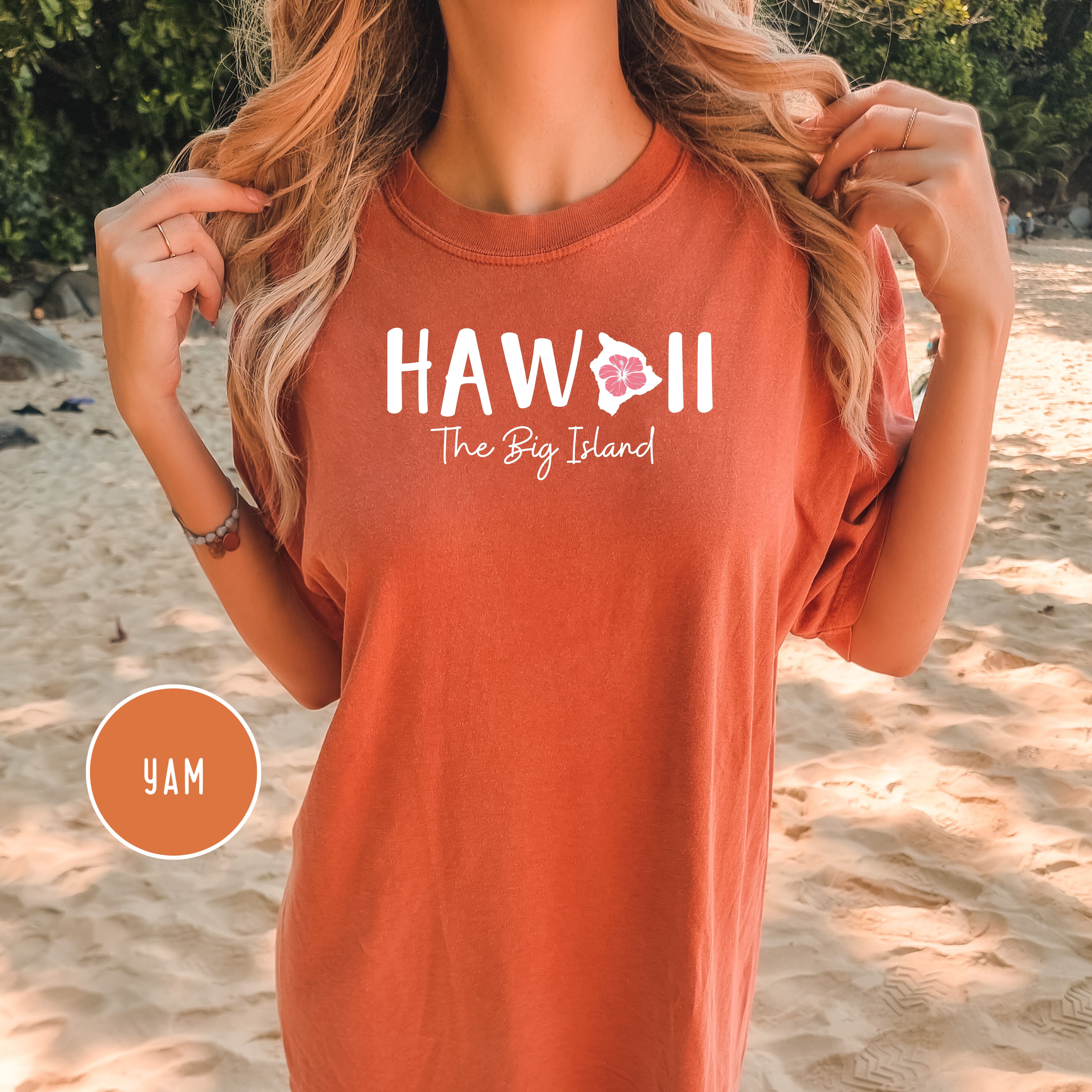 Hawaii The Big Island Comfort Colors Tee Shirt
