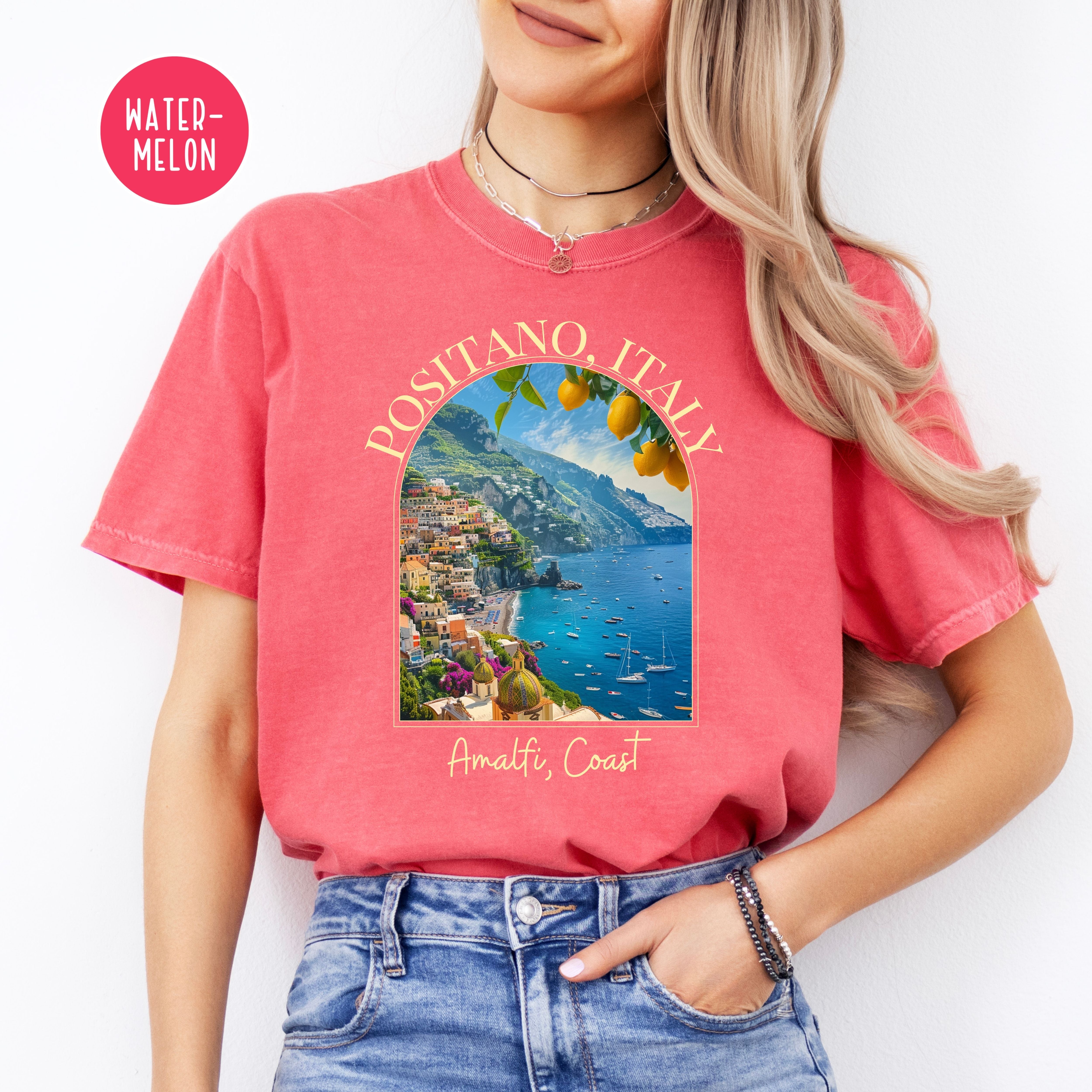 Positano Italy Amalfi Coast Comfort Colors® Tee