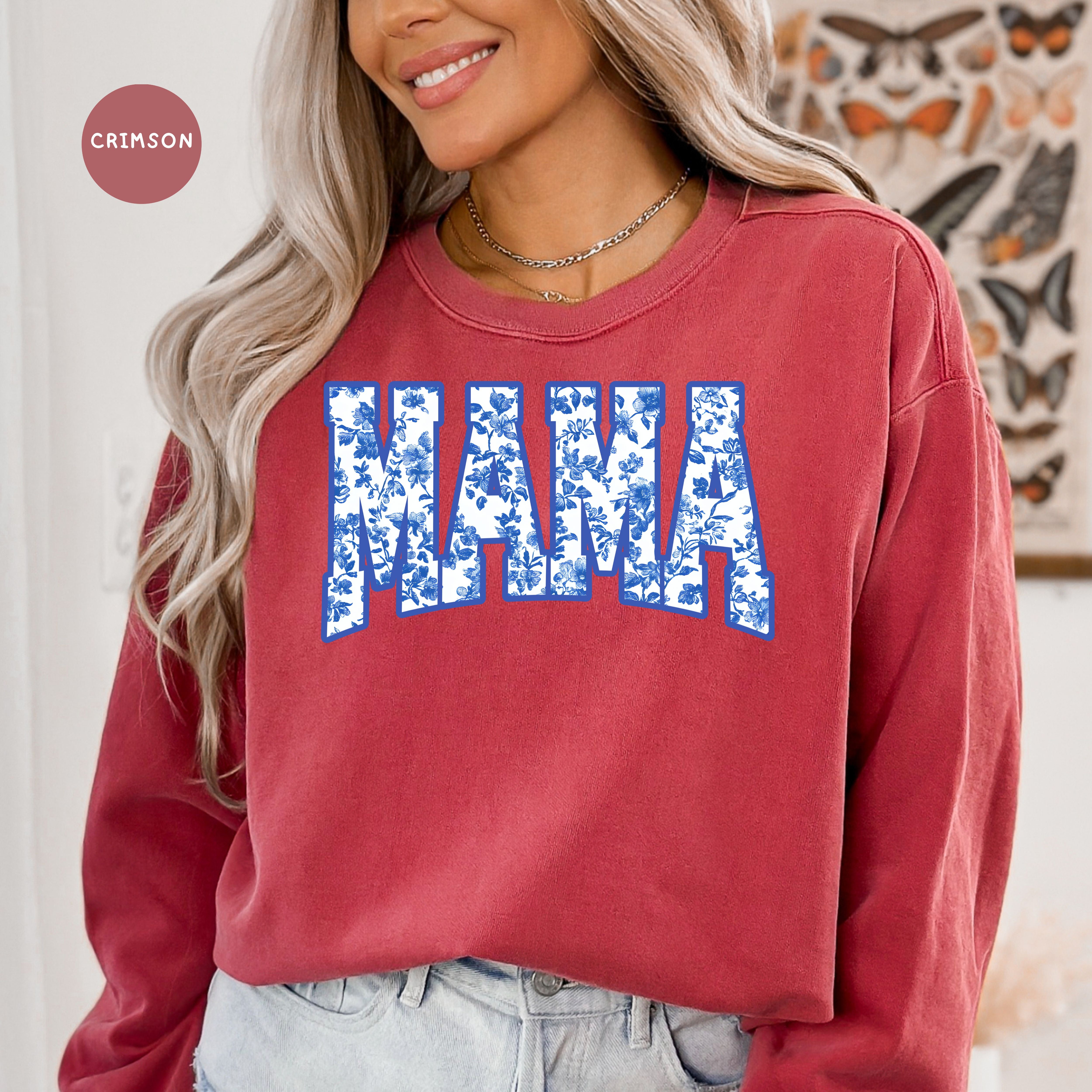 Mama French Toile Comfort Colors® Sweatshirt