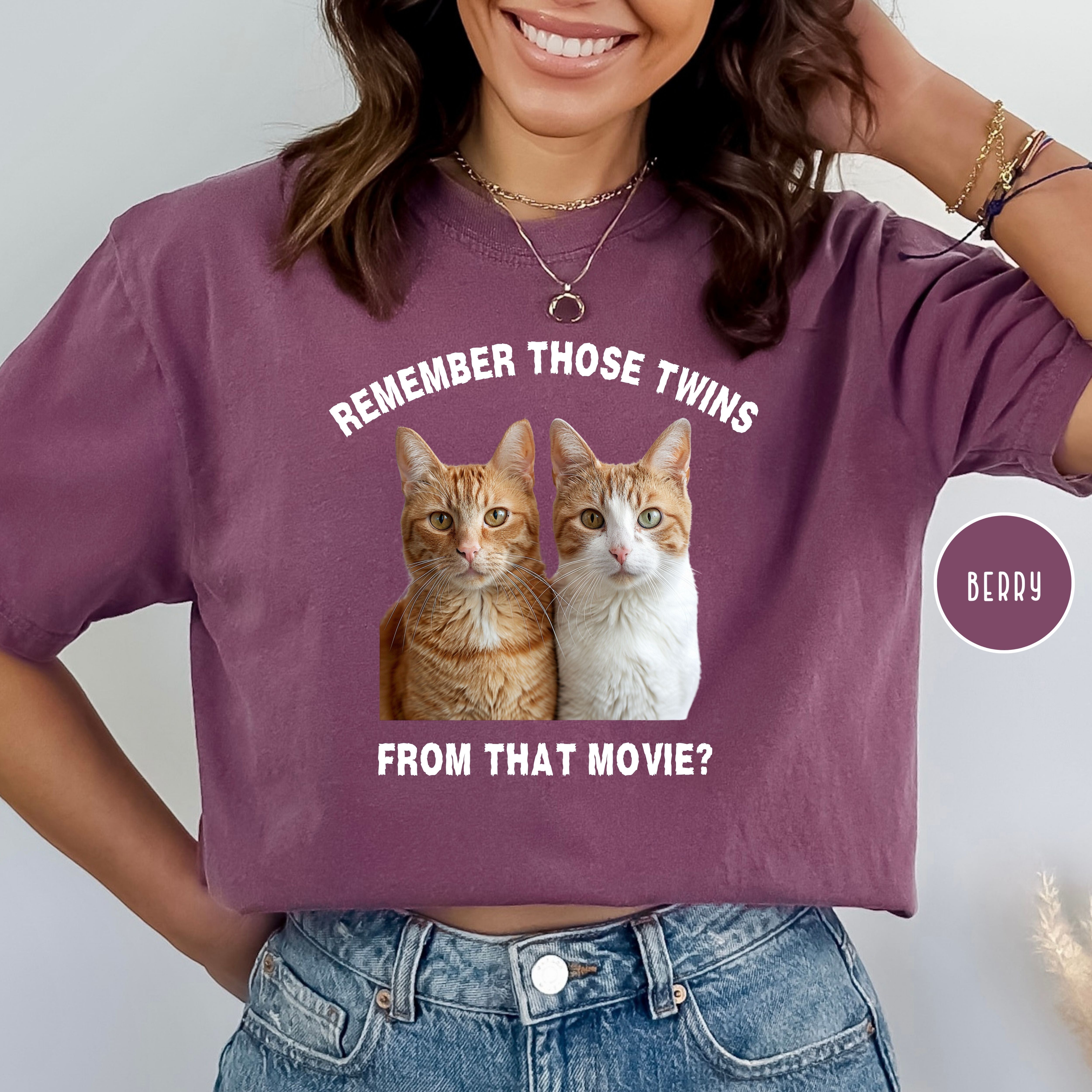 Funny Movie Buff Cat Lover Comfort Colors® Tee