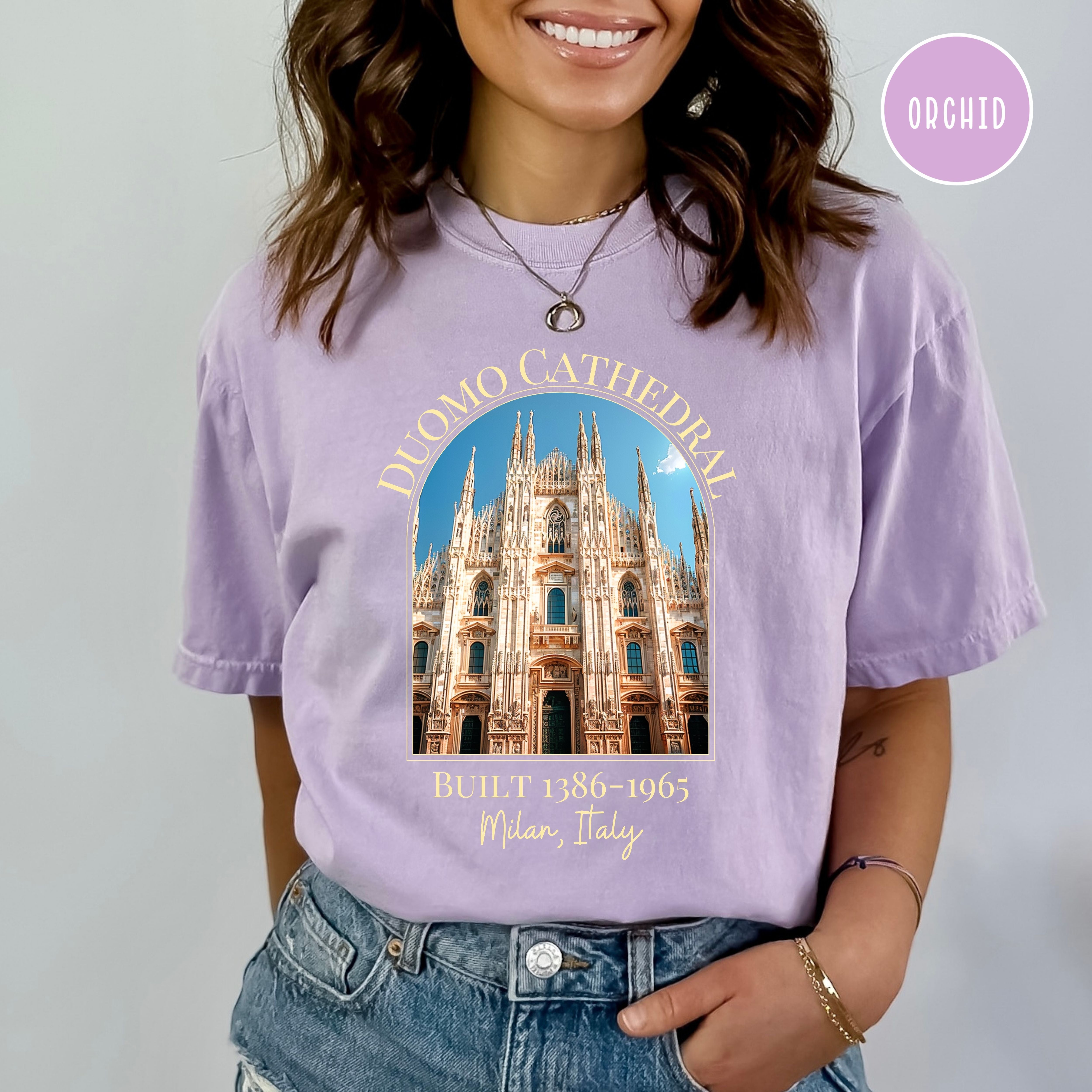 Duomo Cathedral Milan Italy Comfort Colors® Tee