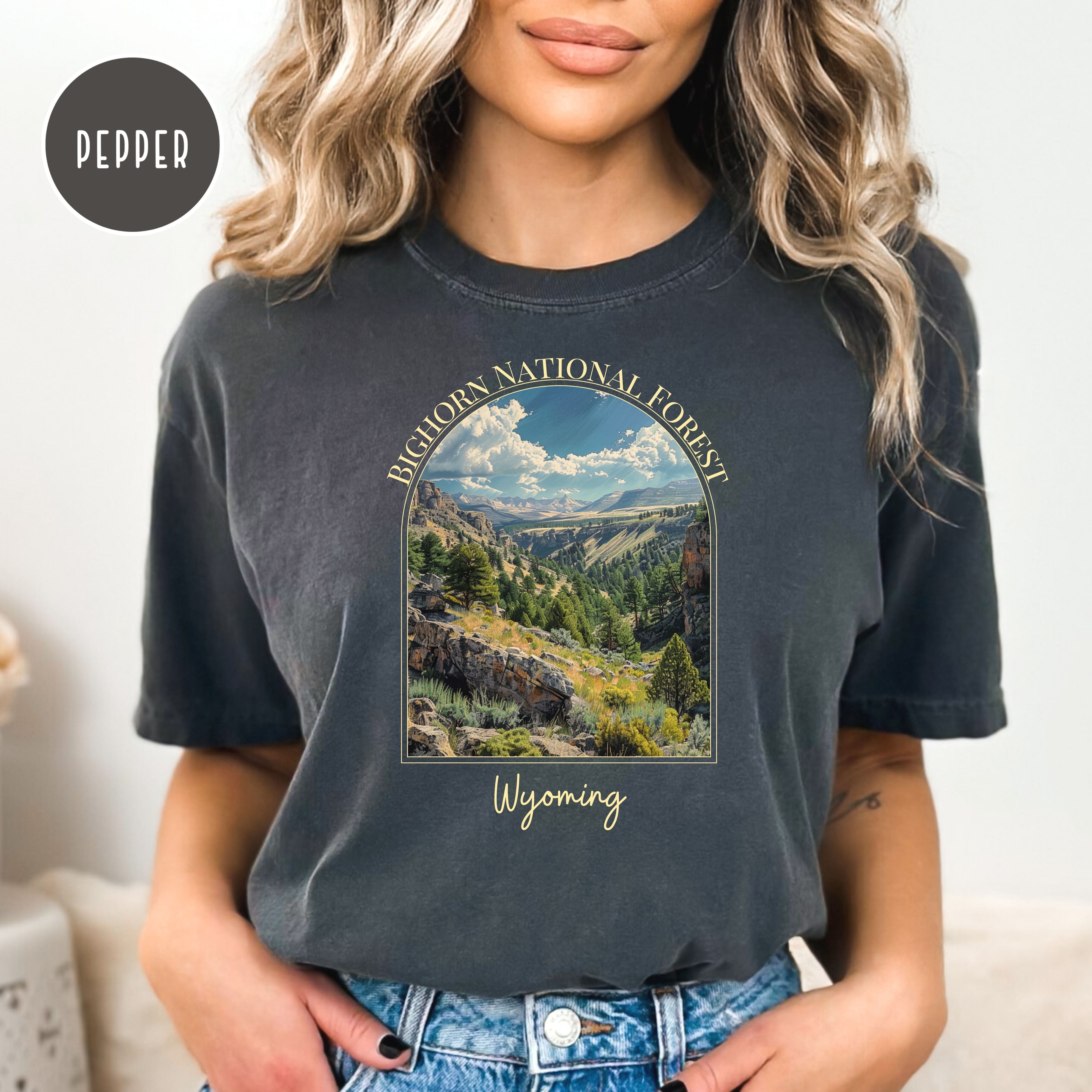 Bighorn National Forest Wyoming Comfort Colors® Tee