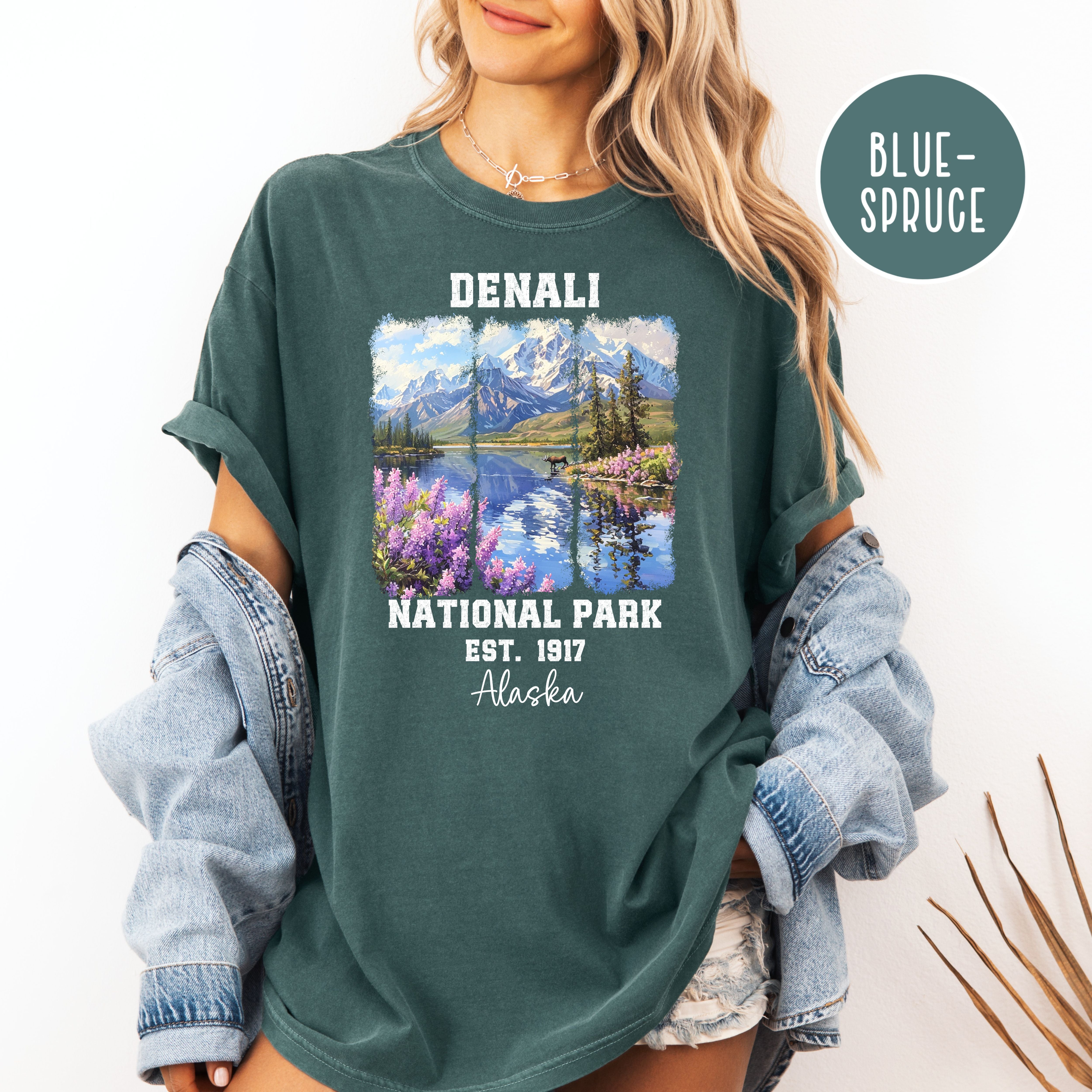 Denali National Park Alaska Comfort Colors Tee