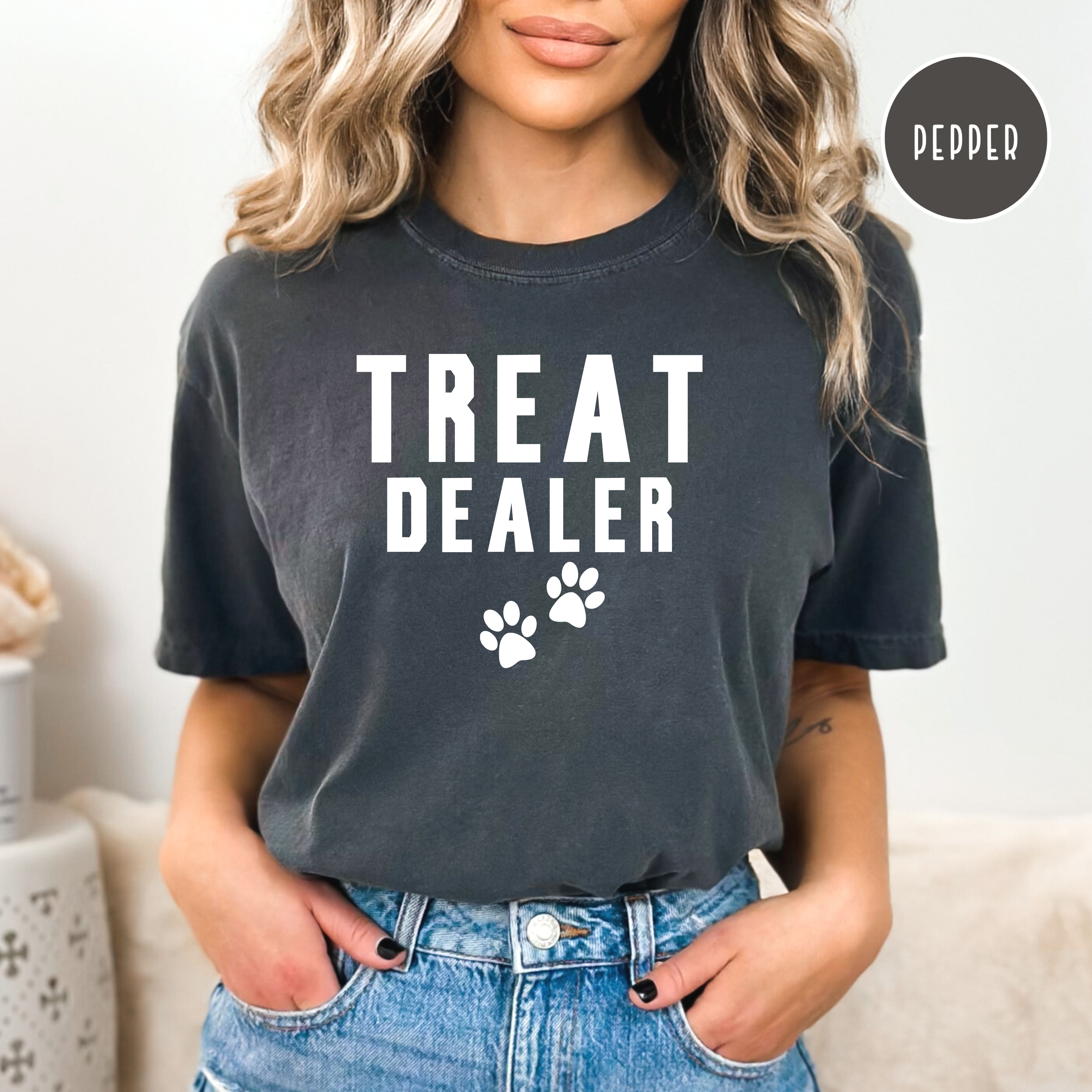 Treat Dealer Funny Dog Mom Comfort Colors® Tee
