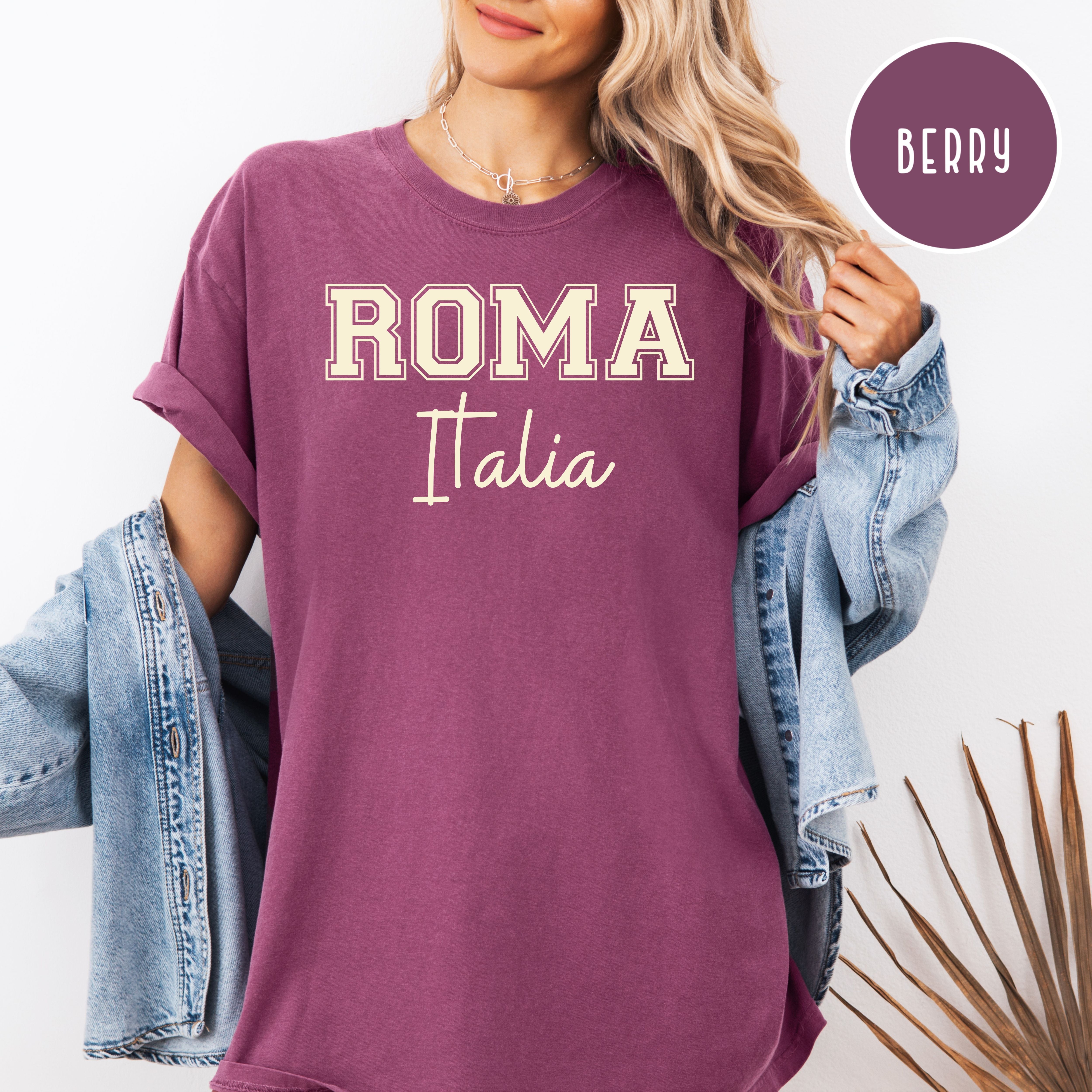 Roma Italia Comfort Colors Tee Shirt, Italy Lover Rome Italy Shirt