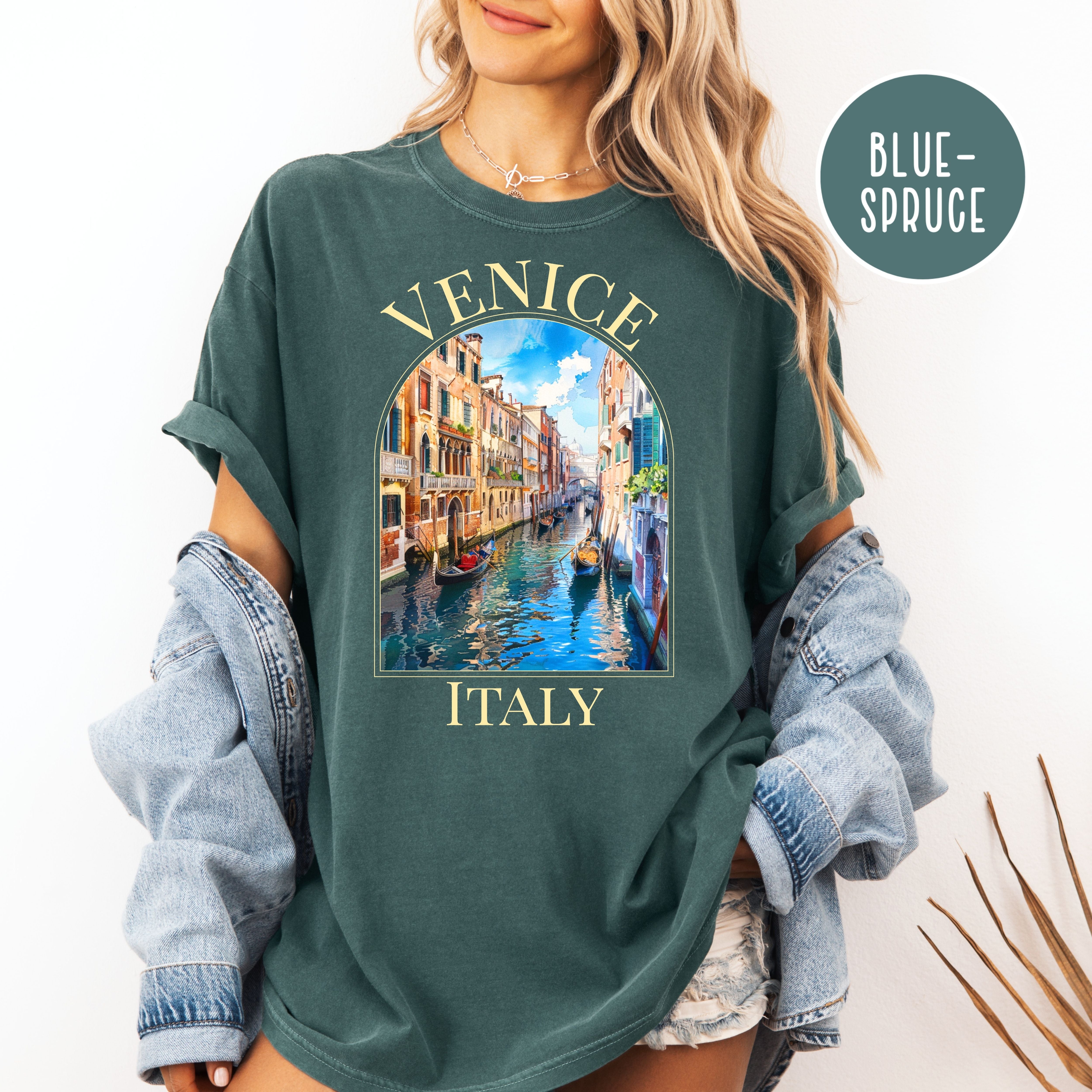 Venice Italy Canals Unisex Comfort Colors T-Shirt, Italy Vacation Shirt, Italy Gift Shirt