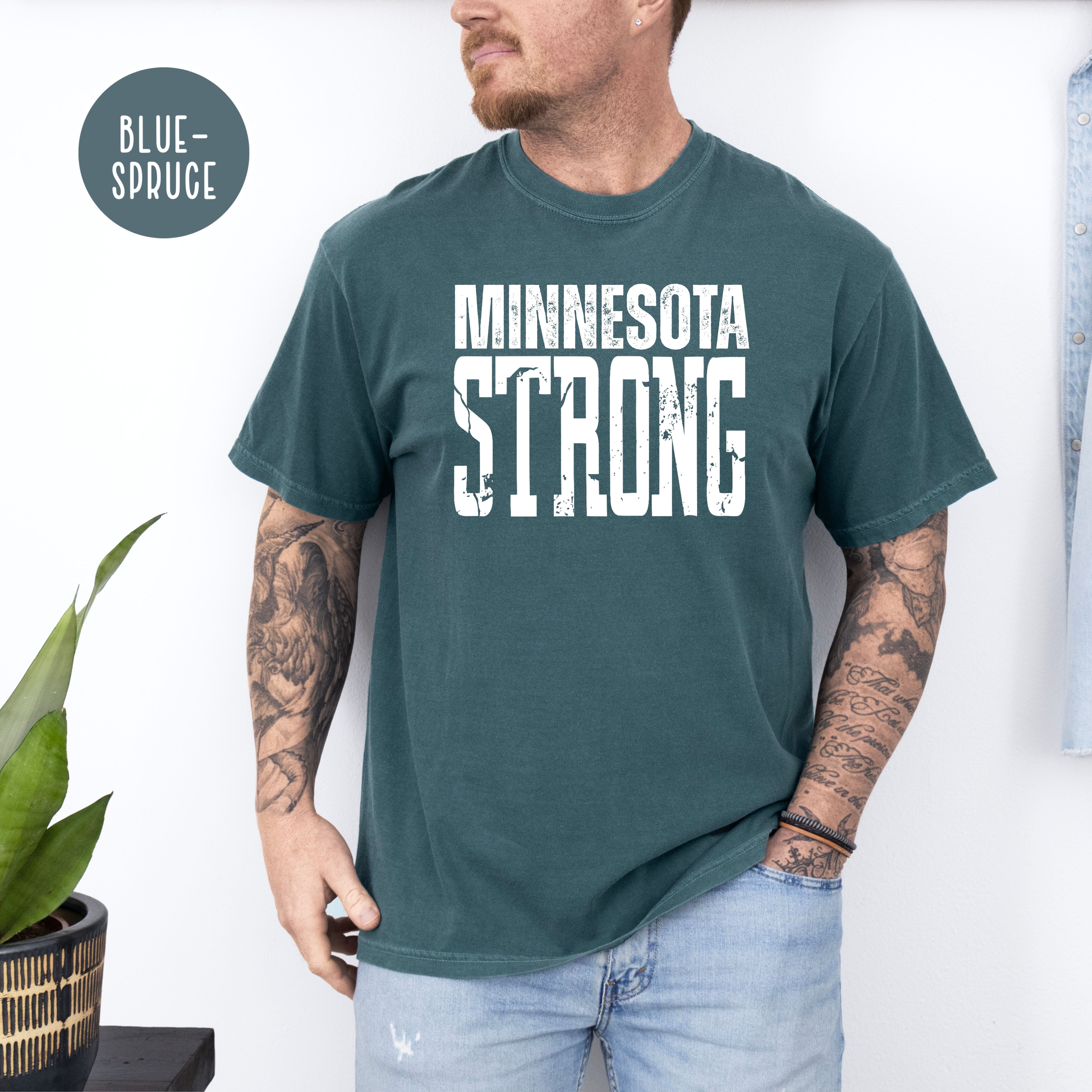 Minnesota Strong Unisex Comfort Colors T-Shirt, Never Forget Minnesota, Minnesota Political Shirt, Minnesota Minneapolis Gift Shirt