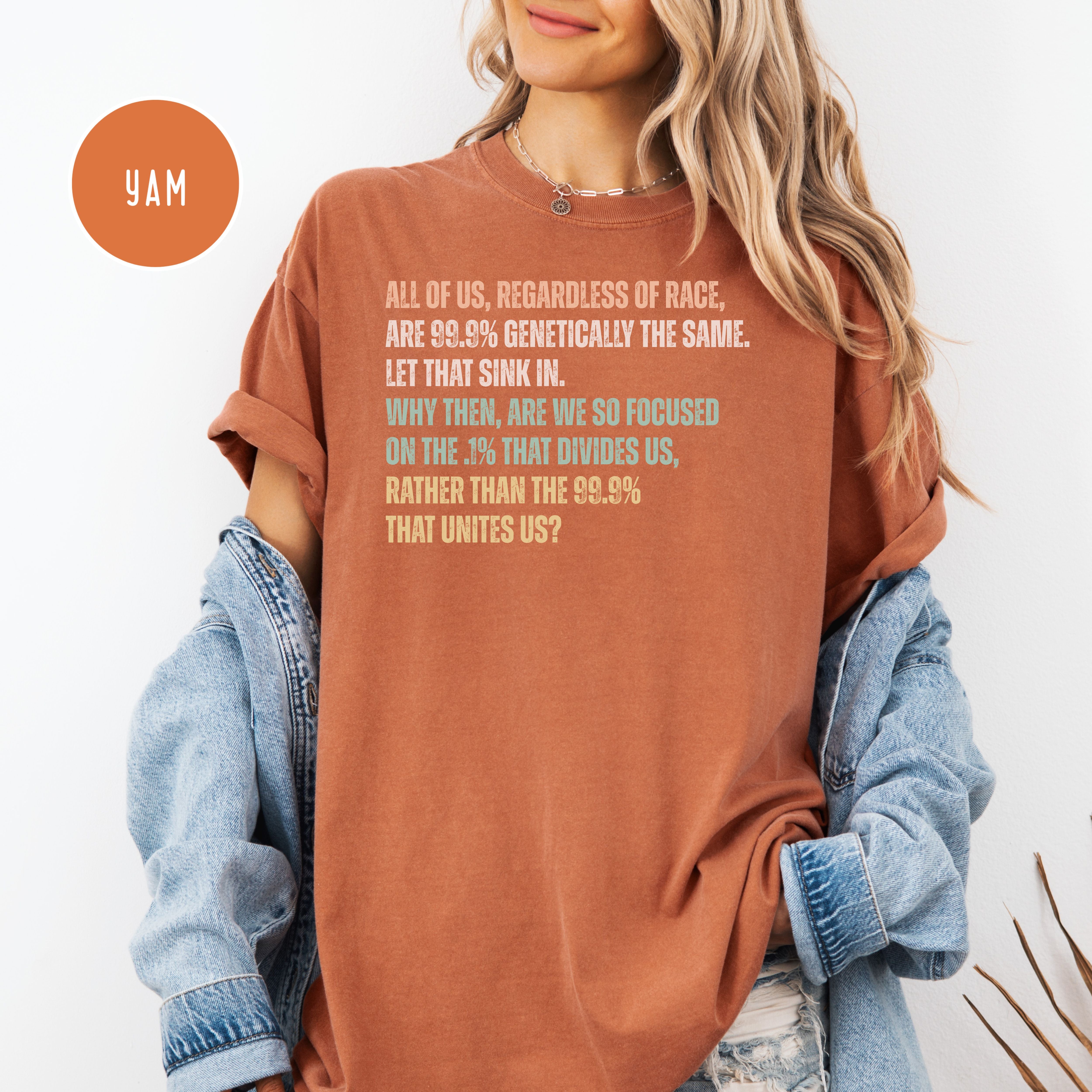 Equal Rights Pro Democracy Comfort Colors Adult Unisex Tee Shirt