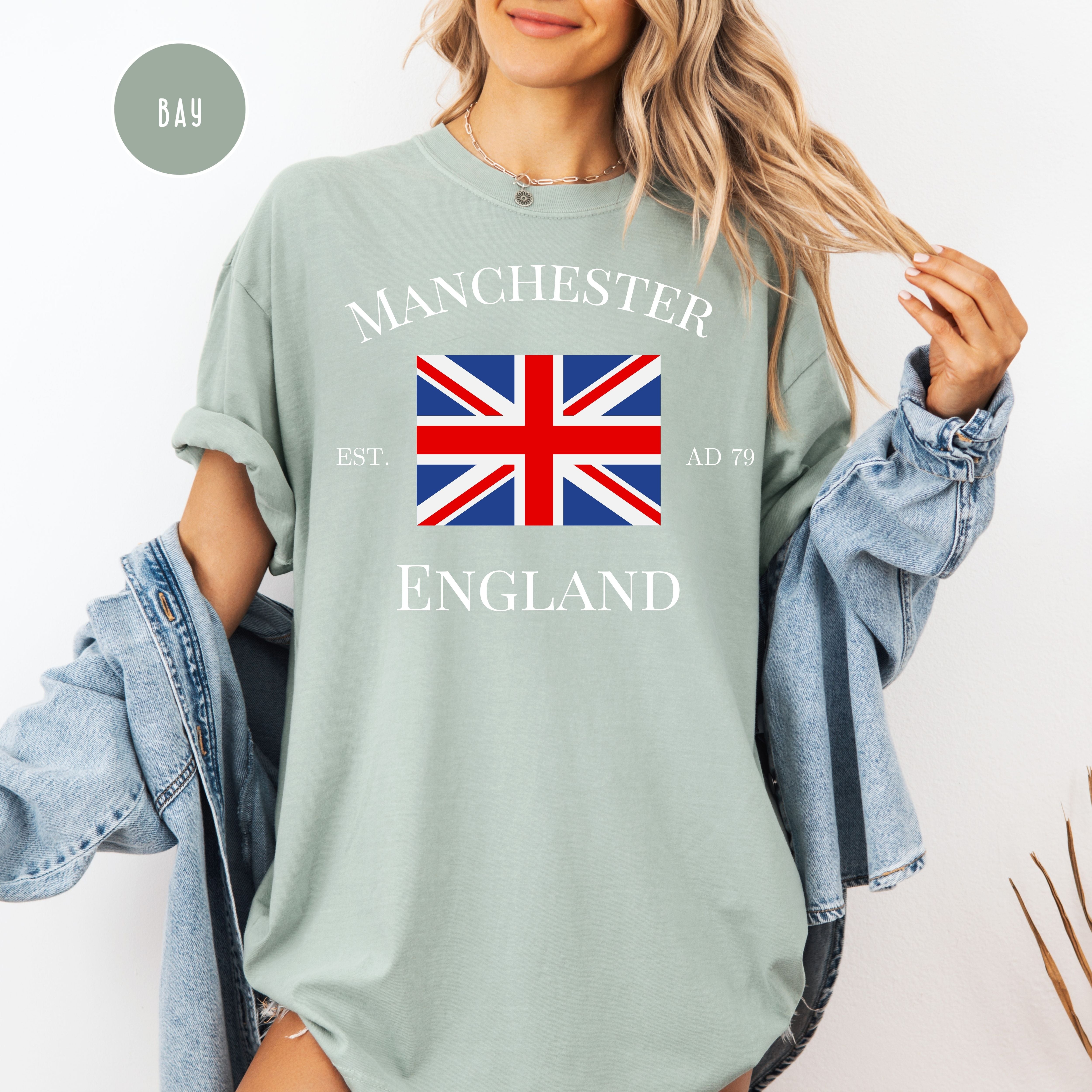 Manchester England Comfort Colors Tee Shirt,