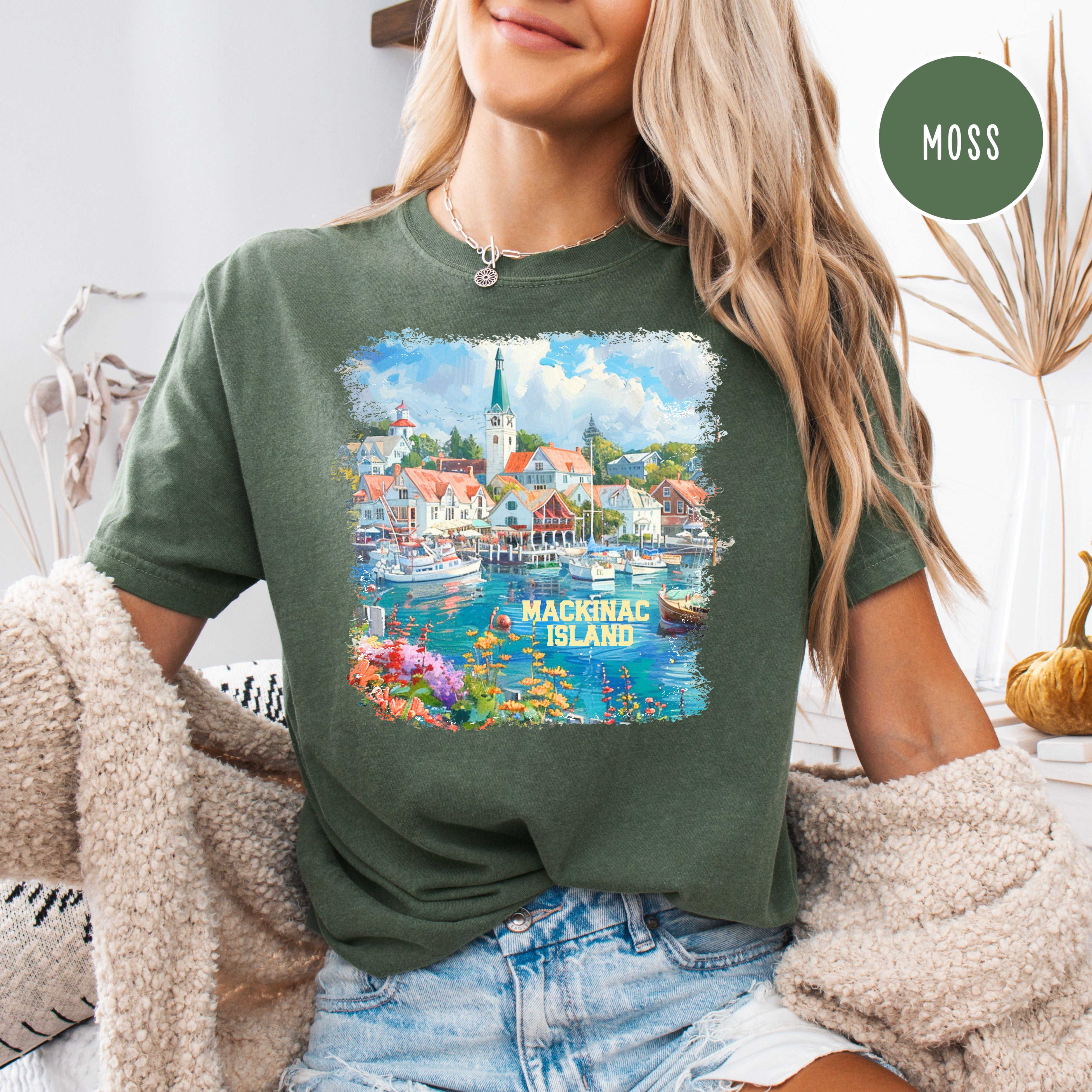 Mackinac Island Michigan Comfort Colors® Tee