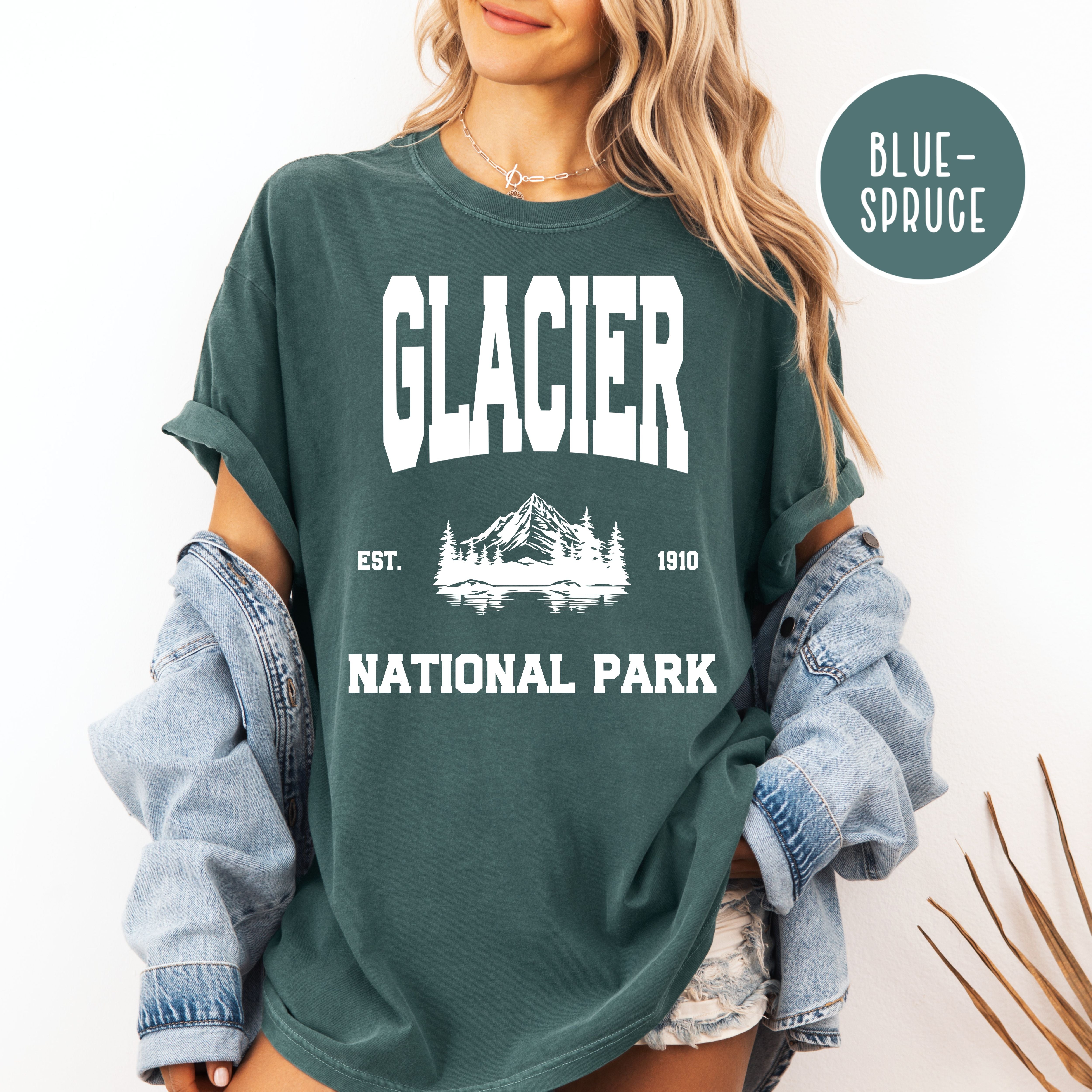 Glacier National Park Montana Comfort Colors Tee