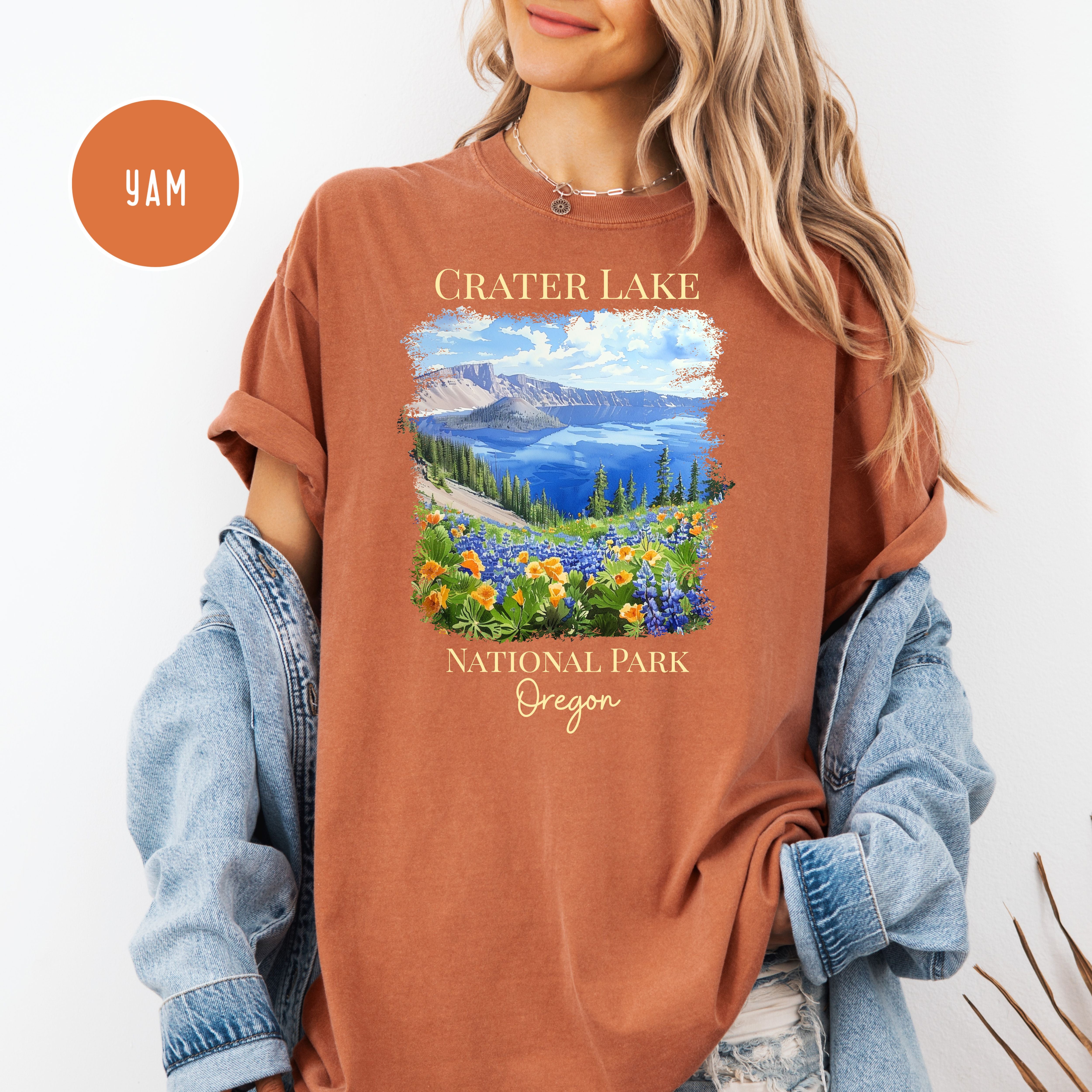 Crater Lake National Park Oregon Comfort Colors Tee