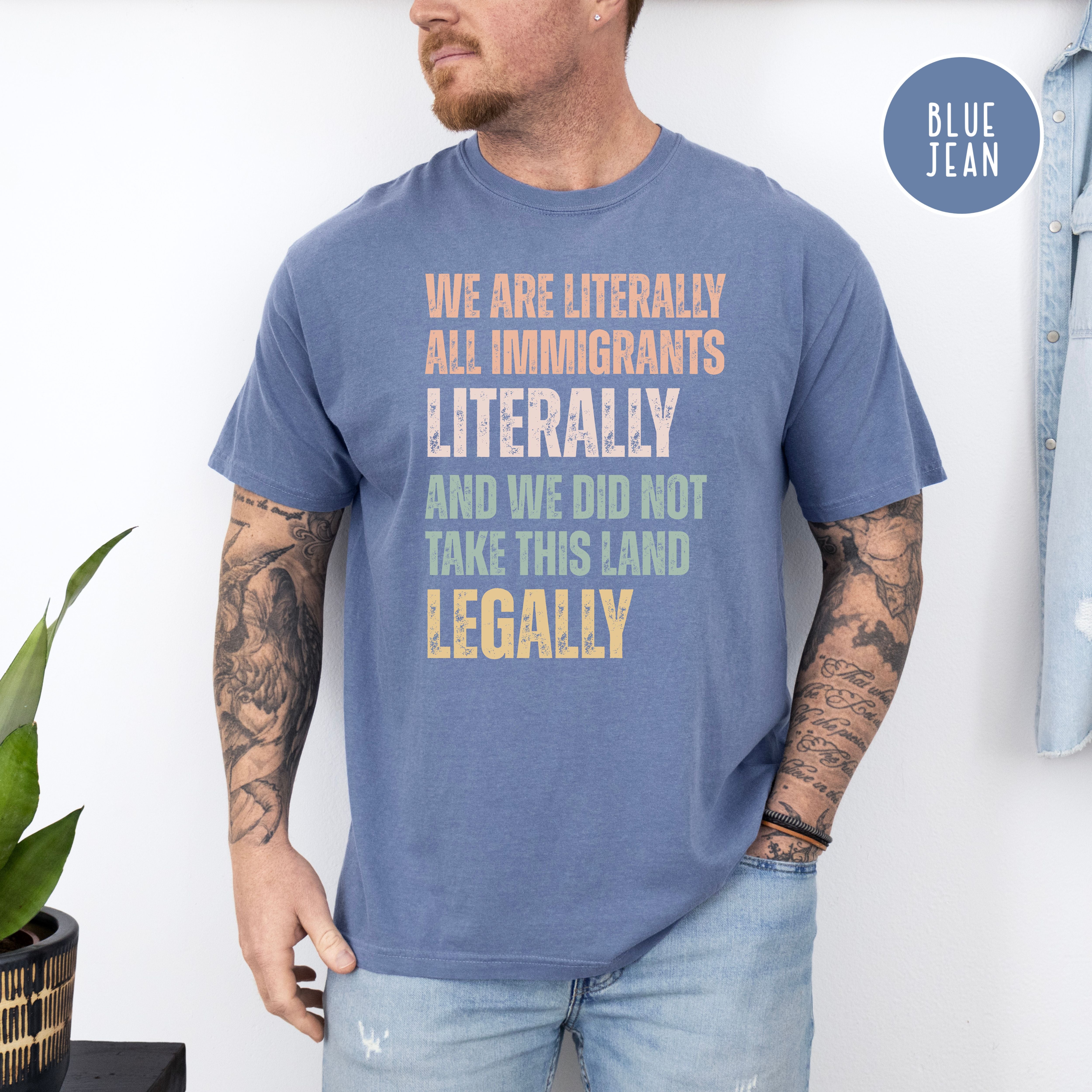 Pro-Immigration Comfort Colors Protest T-Shirt