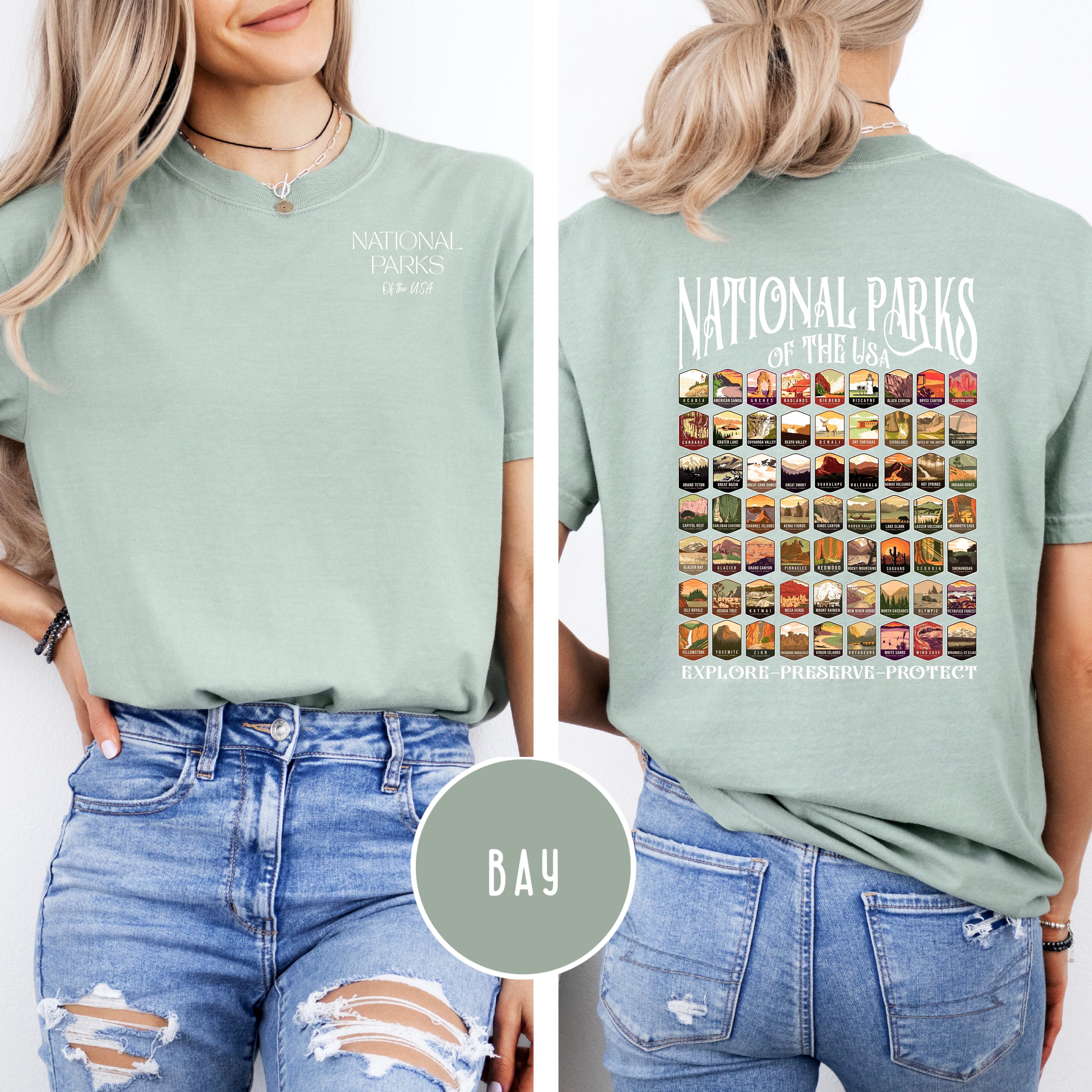 National Parks of USA Comfort Colors® Tee