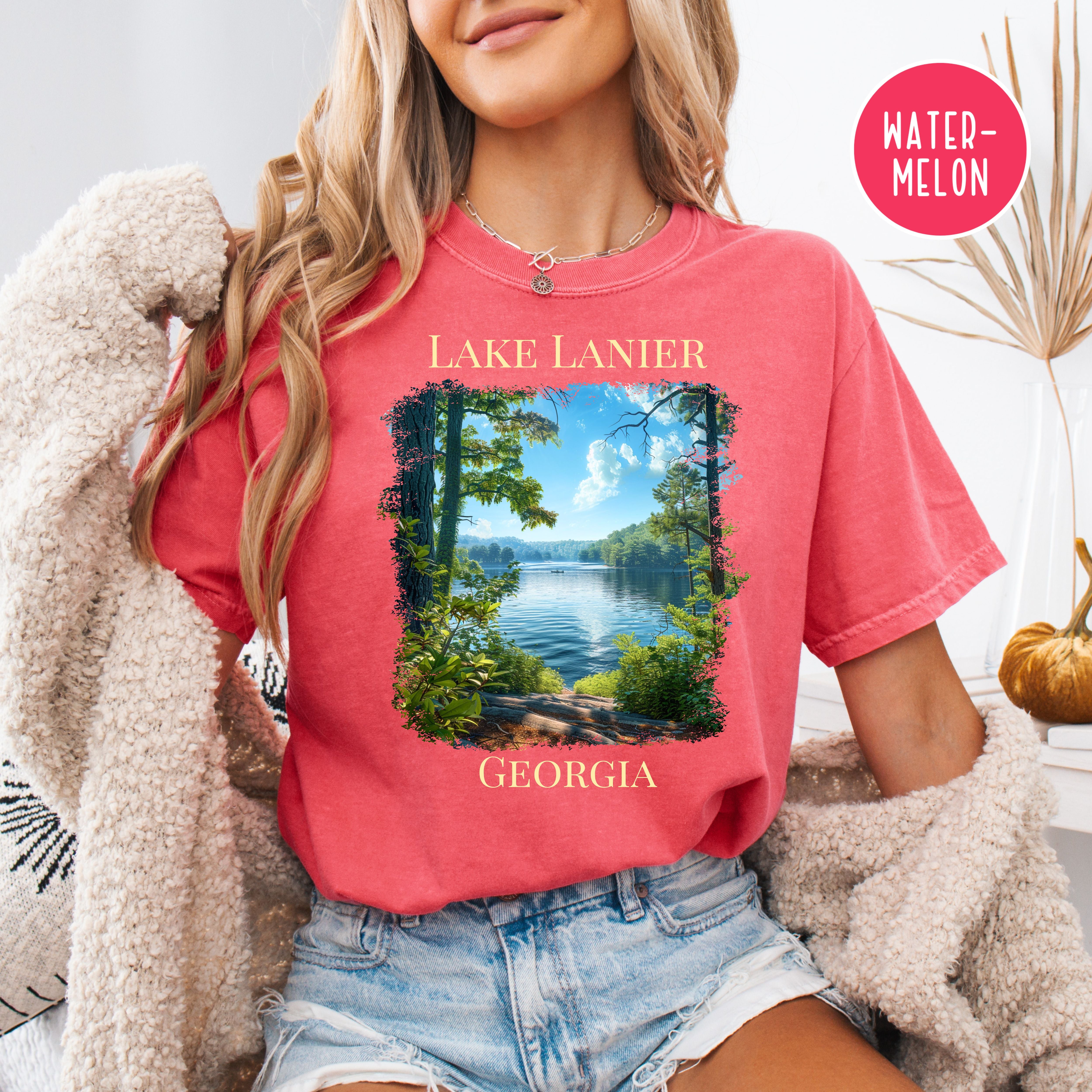 Lake Lanier Georgia Comfort Colors Tee