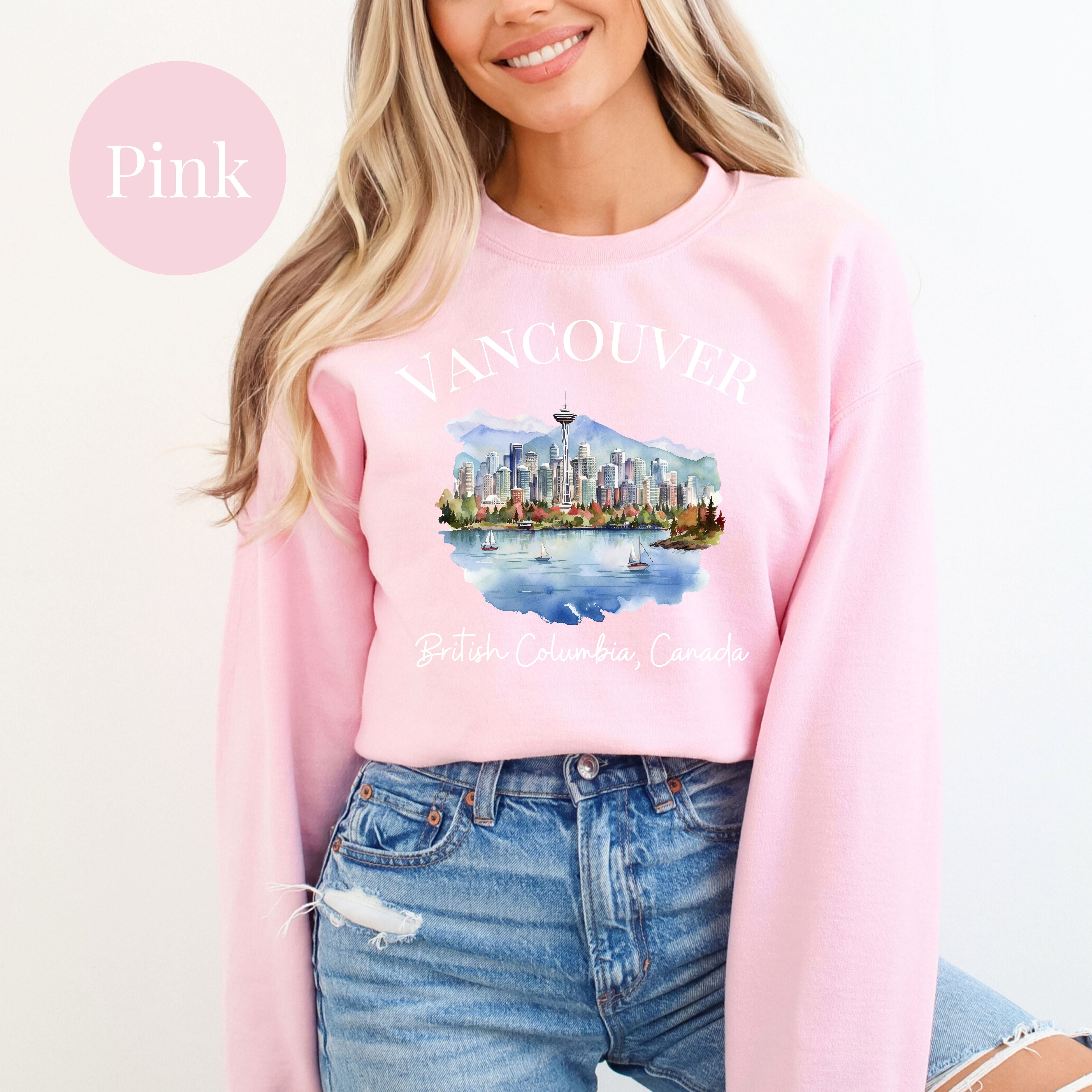 Vancouver British Columbia Canada Sweatshirt