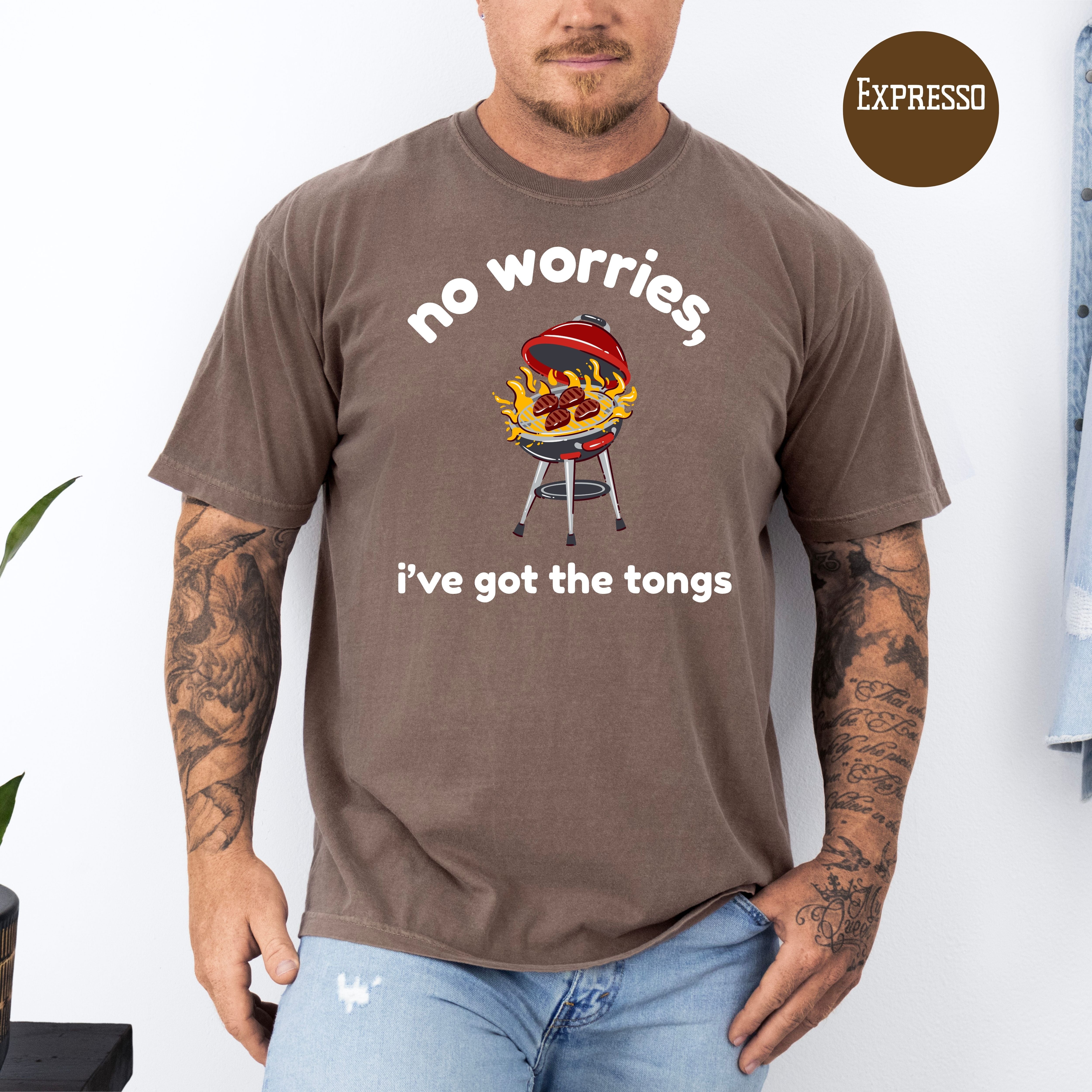 Funny Dad BBQ Comfort Colors Gift Shirt, Dad Who Love to Grill, Funny Father's Day Gift Shirt, Gift for Dad, Birthday Gift for Dad