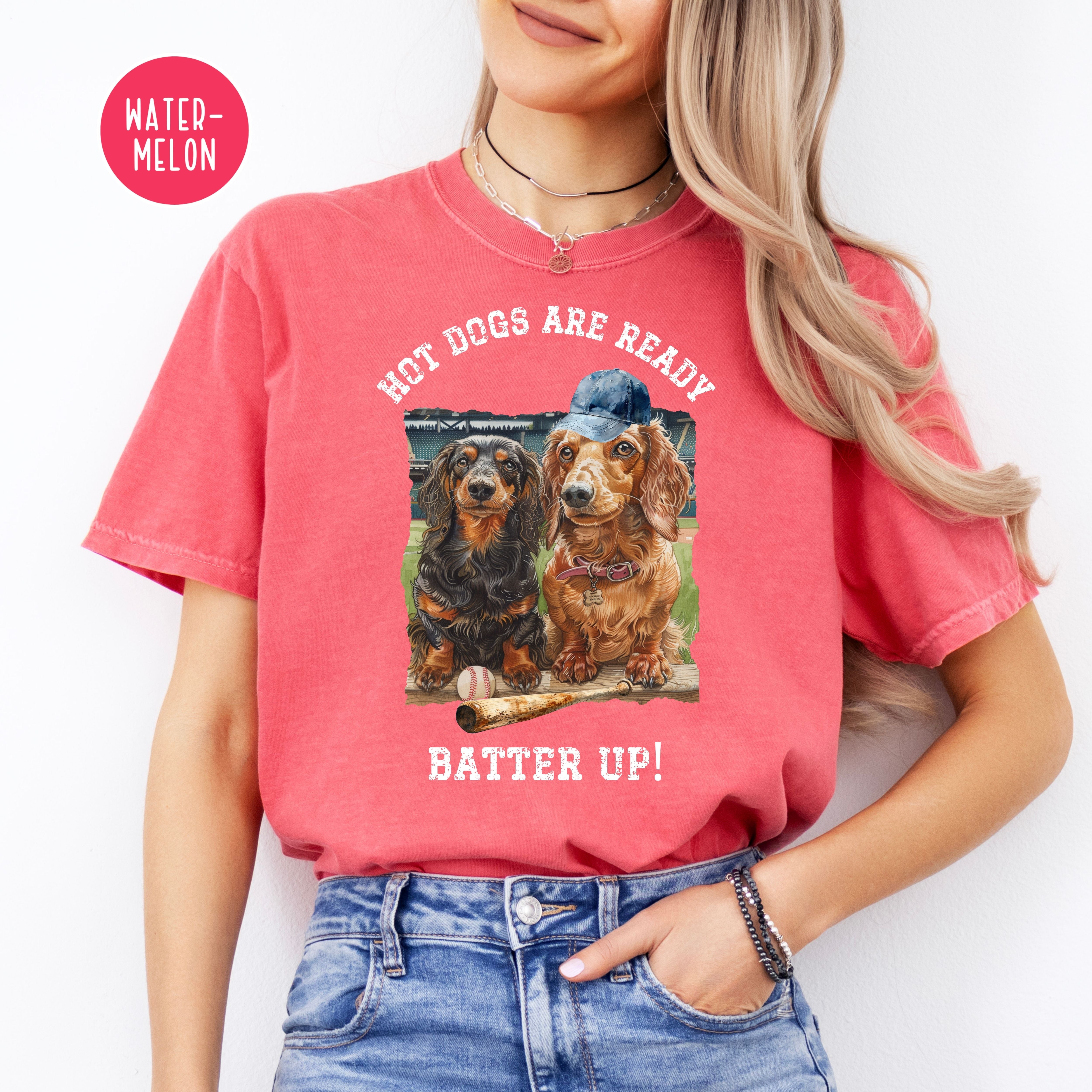Funny Wiener Dogs Baseball Comfort Colors® Tee