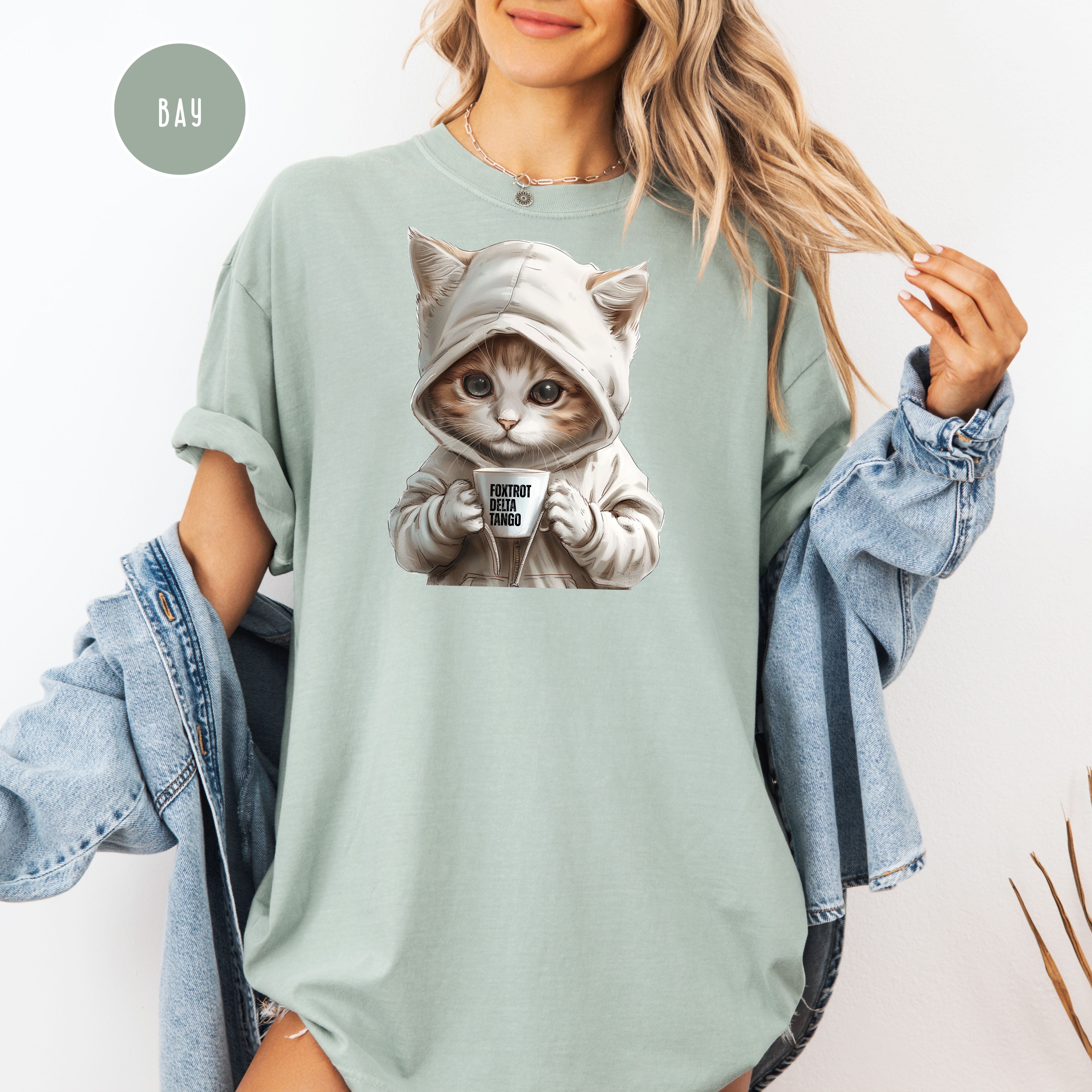 Anti-Trump Cat Lover Comfort Colors Foxtrot Delta Tango Political Protest Tee