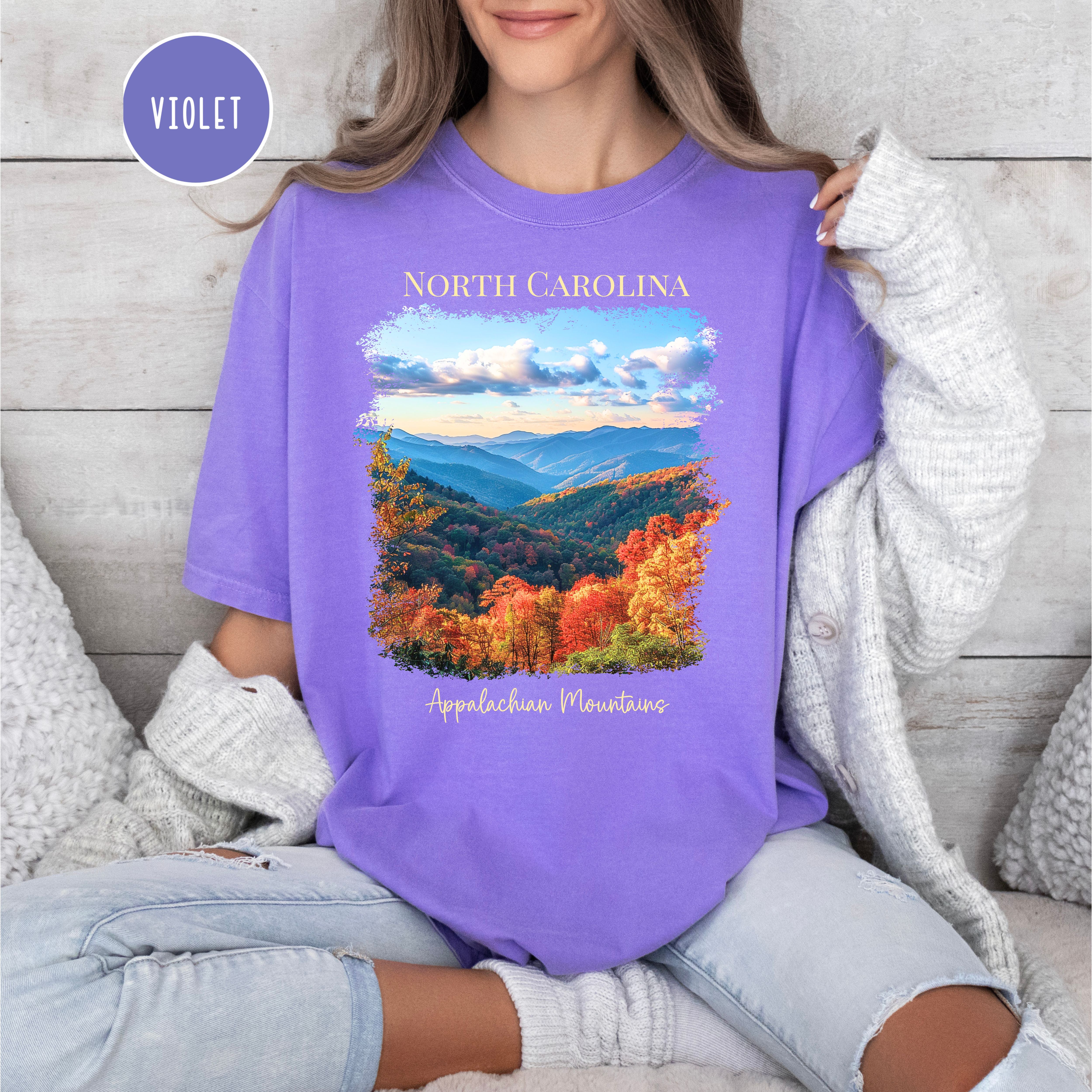 North Carolina Appalachian Mountains Comfort Colors® Tee