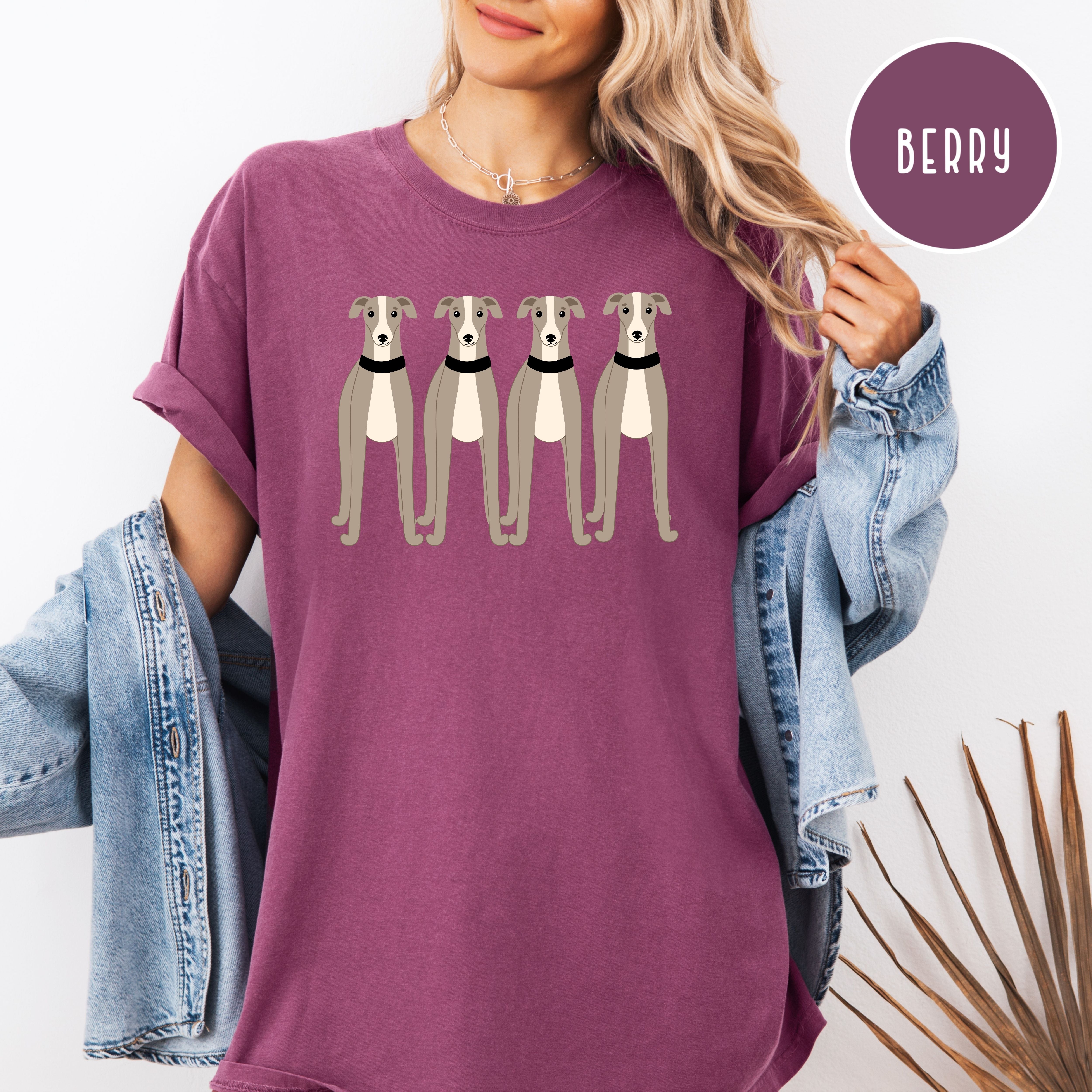Greyhound Lover Comfort Colors T-Shirt, Greyhound Shirt, Dog Lover Shirt