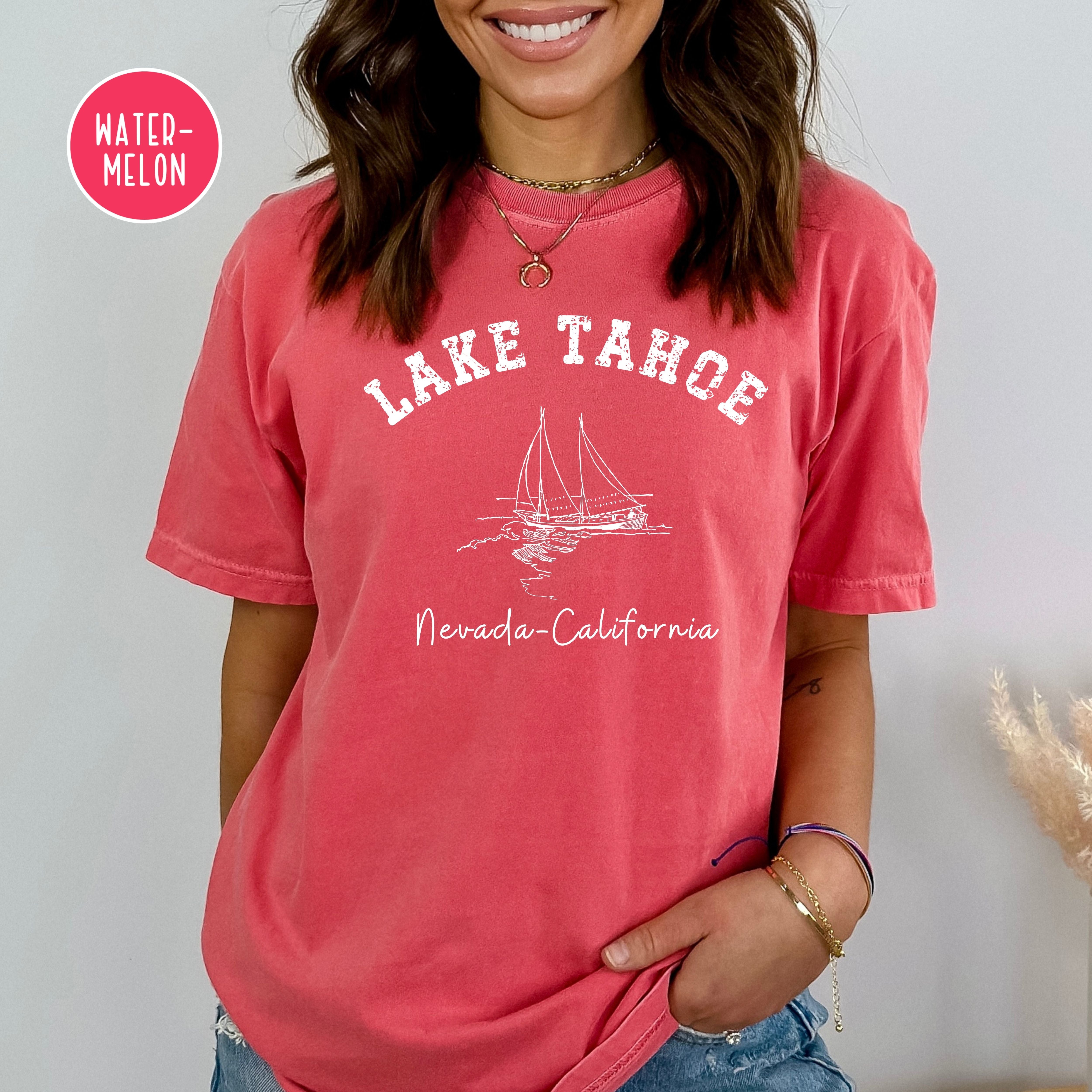 Lake Tahoe Grunge Style Comfort Colors® Tee