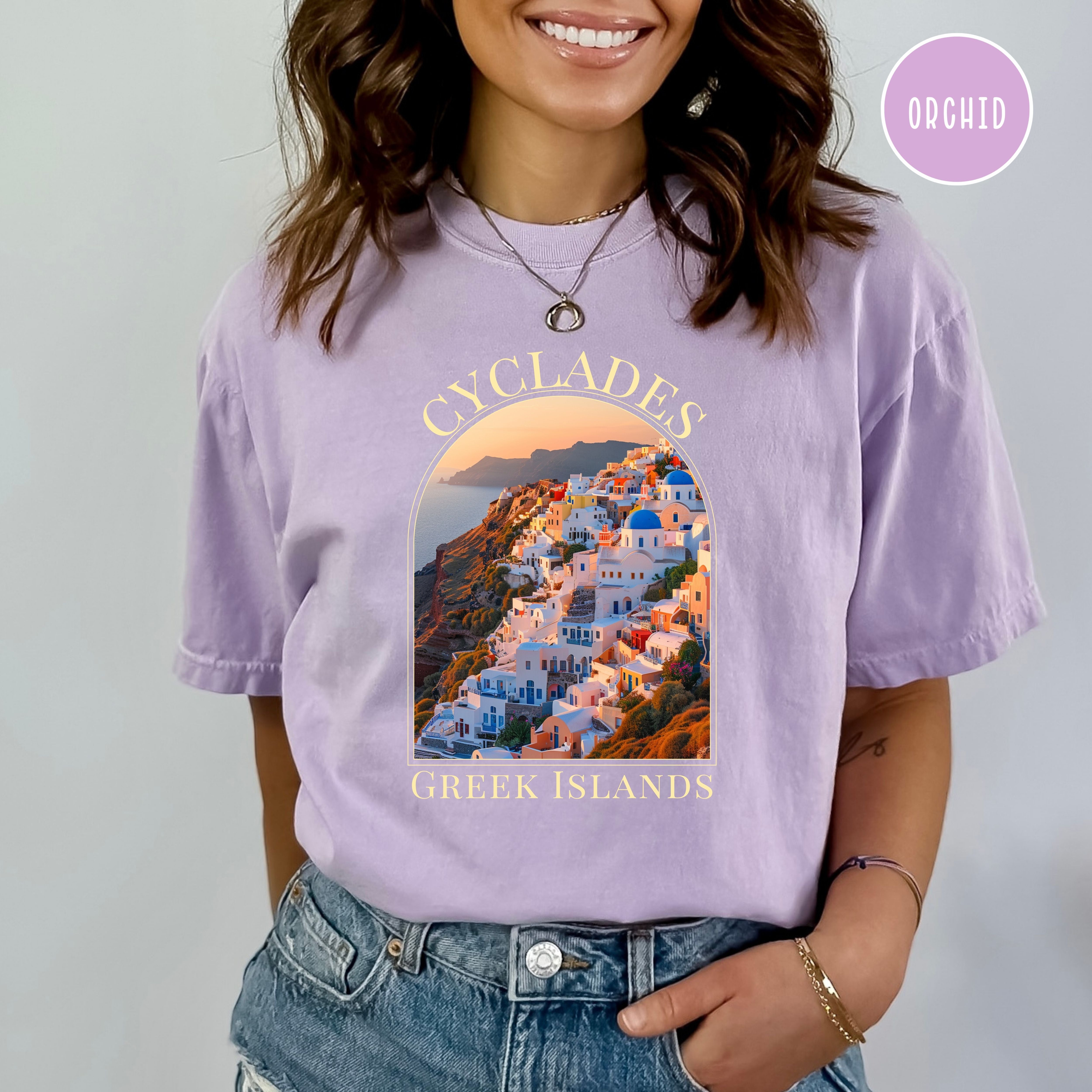Cyclades Greek Islands Greece Vacation Comfort Colors® Tee