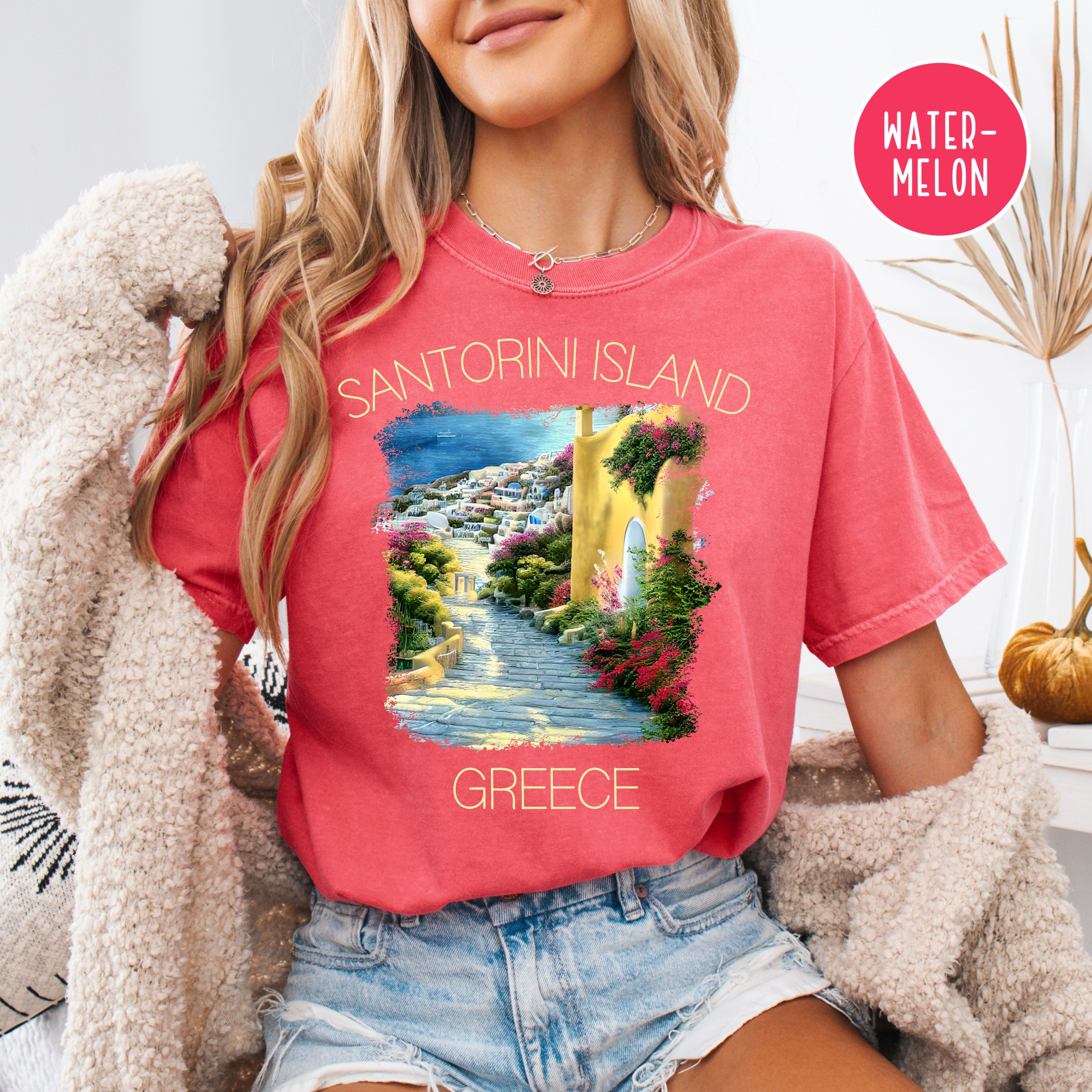 Santorini Greek Islands Comfort Colors® Vacation Tee